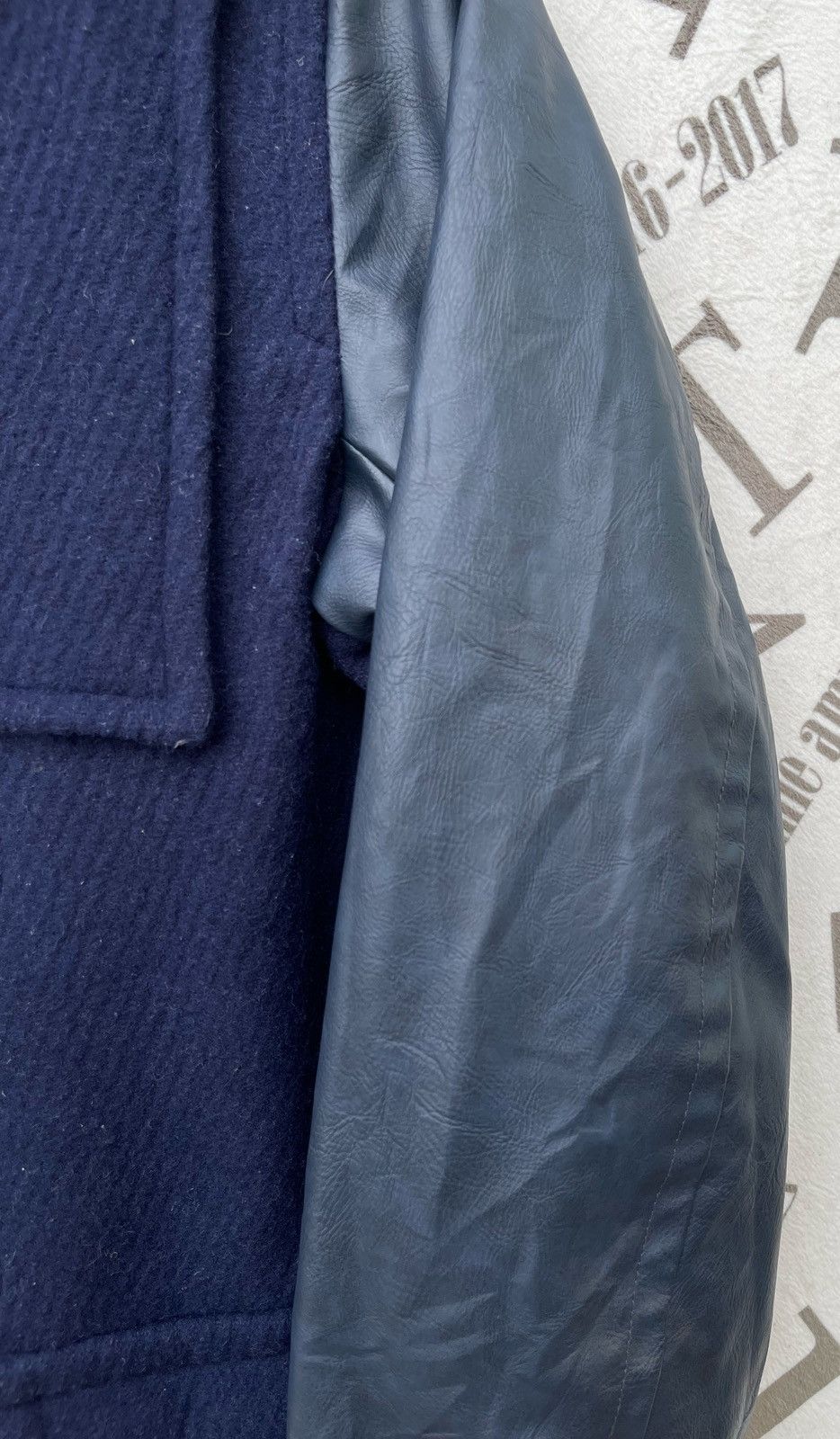 Ne-Net 🔥 ISSEY MIYAKE NE-NET SYNTHETIC LEATHER SLEEVE DUFFLE JACKET Size US M / EU 48-50 / 2 - 12 Thumbnail