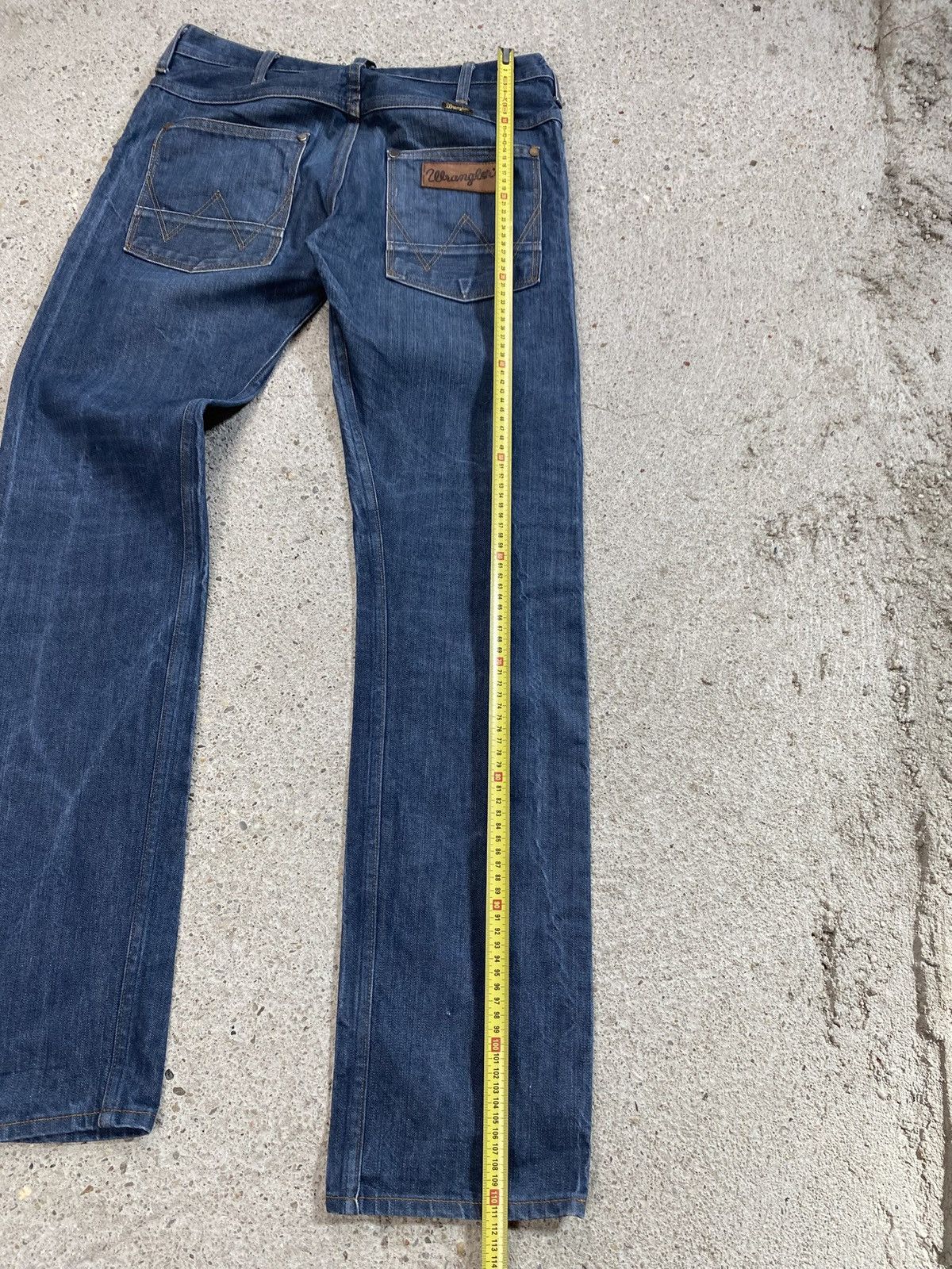 Wrangler Wrangler raw selvedge denim jeans japan shuttle loom Size US 31 - 17 Thumbnail