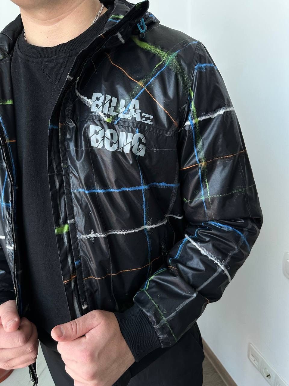 Billabong × Vintage Vintage Billabong Black Big Logo Jacket Size US M / EU 48-50 / 2 - 18 Thumbnail