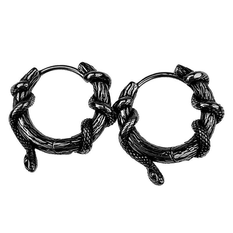 Jewelry Vibe Earrings One Pairs Chrome Jewelry Size ONE SIZE - 5 Thumbnail
