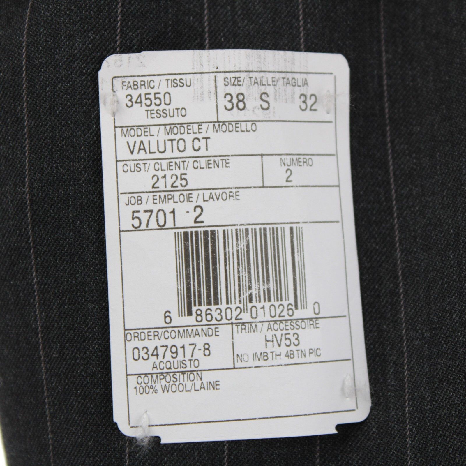 Jack Victor Jack Victor Suit Size US 38 Short in Gray Size 38R - 8 Thumbnail