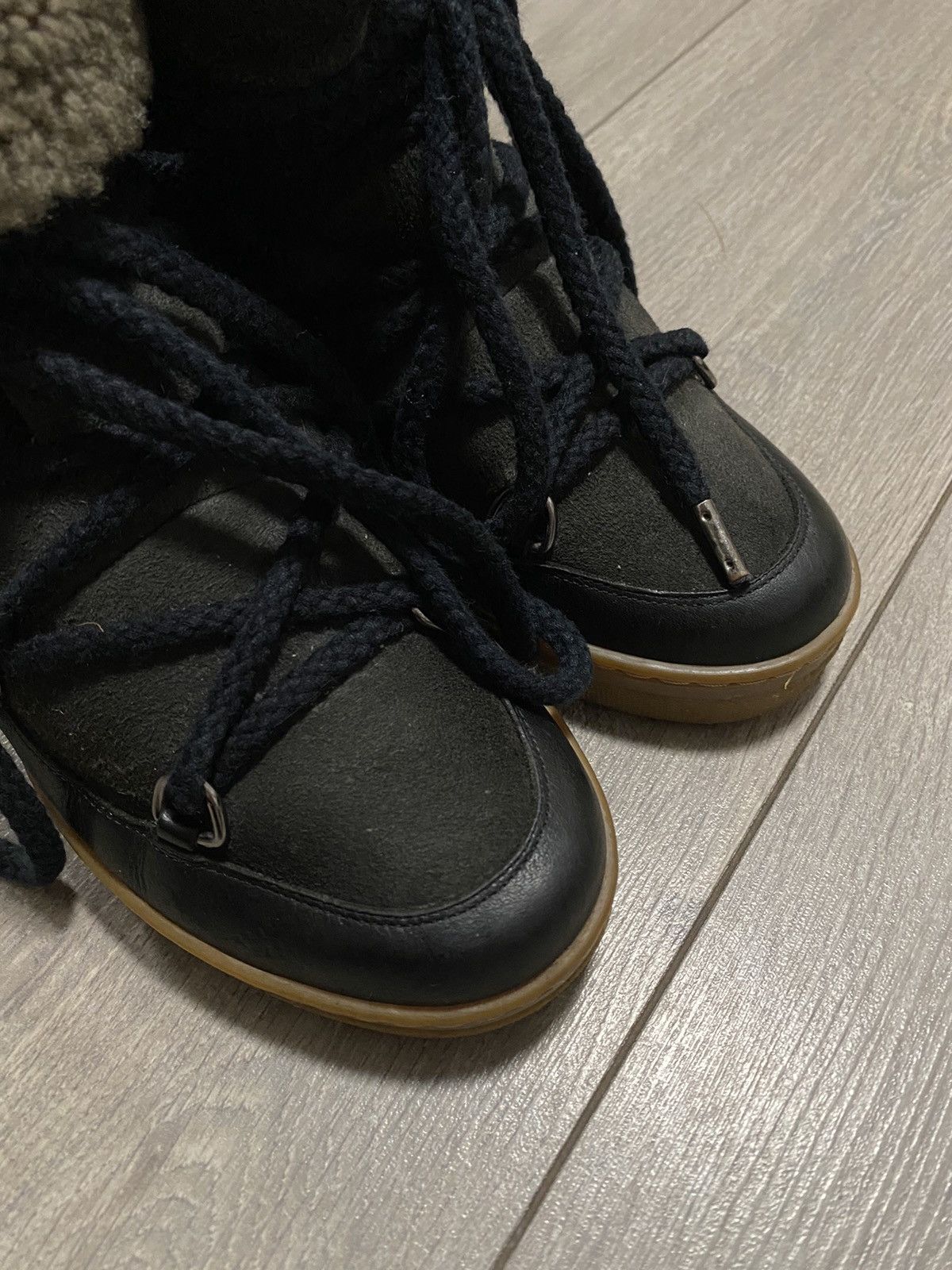 Isabel Marant Vintage Isabel Marant Nowles Ski Boots Suede Leather Wedge Size US 8 / IT 38 - 8 Thumbnail