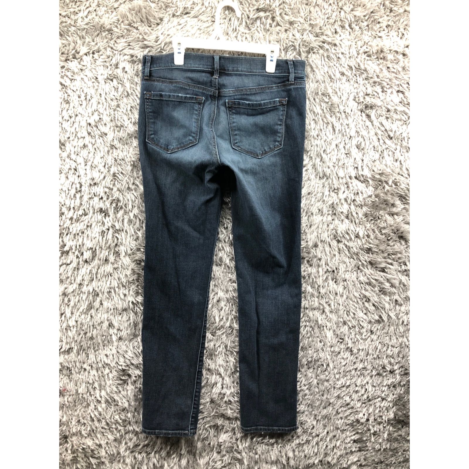 Loft LOFT Jeans Size 4 Womens Straight Denim Mid Rise Dark Wash Blue Size 27" / US 4 / IT 40 - 5 Thumbnail