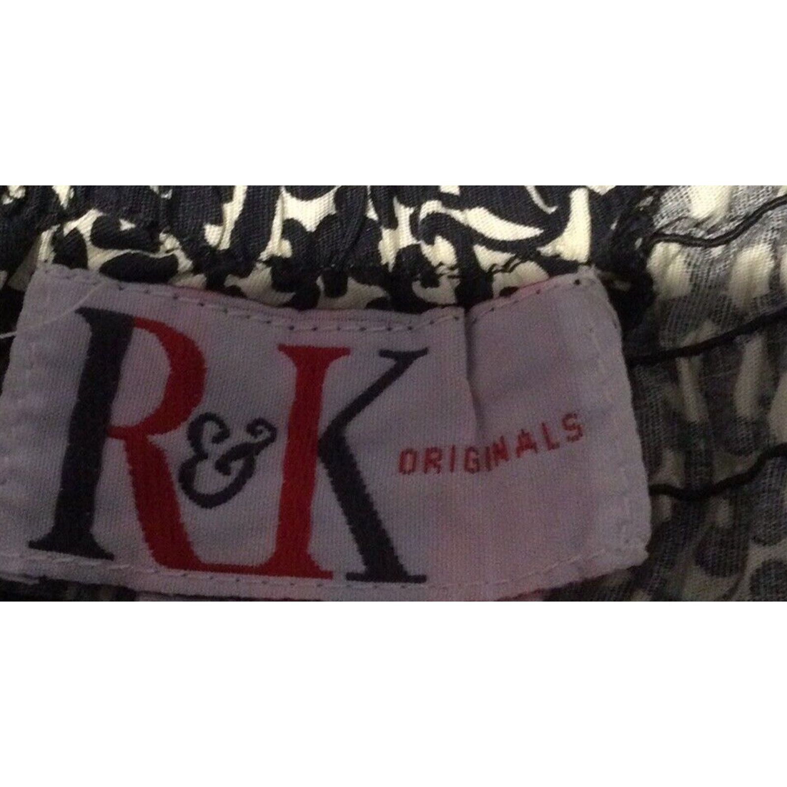Vintage R&K Originals Black & White A Line Sundress Size 8 Size M / US 6-8 / IT 42-44 - 13 Thumbnail