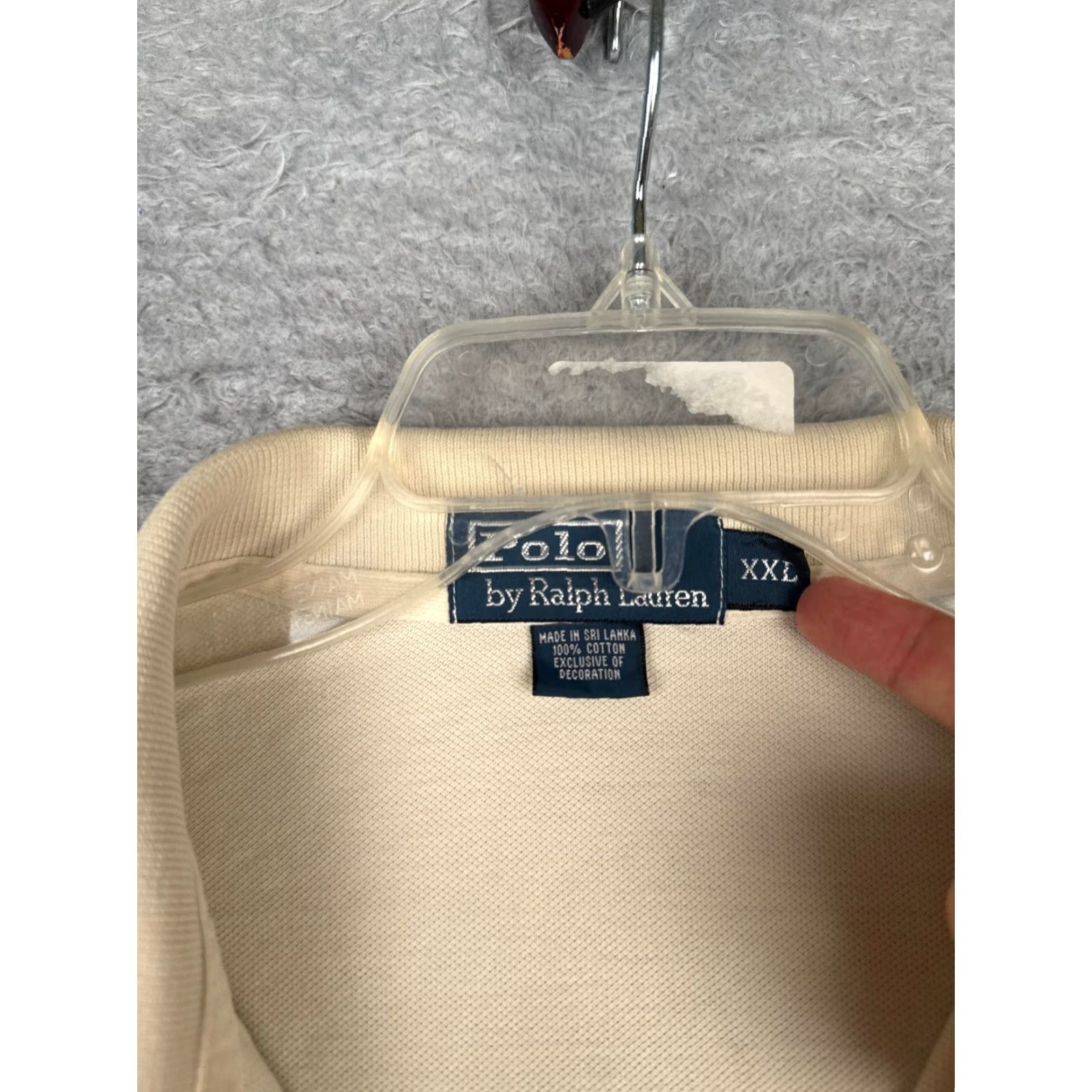 Ralph Lauren VINTAGE Ralph Lauren Polo Shirt Men 2XL XXL Yellow 100% Cotton Short Sleeve Polo Shirt Size US XXL / EU 58 / 5 - 7 Thumbnail