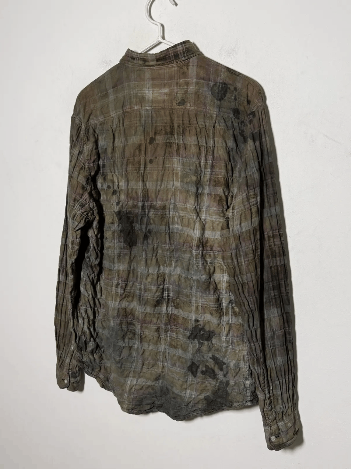 Acne Studios acne vintage mud moss flannel shirt Size US M / EU 48-50 / 2 - 6 Thumbnail