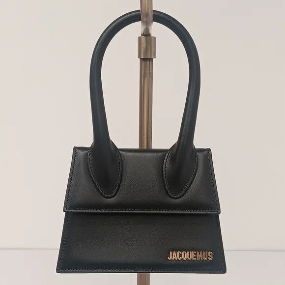 Jacquemus Jacquemus Le Chiquito Moyen Top-Handle Leather Bag - Black Size ONE SIZE - 2 Thumbnail