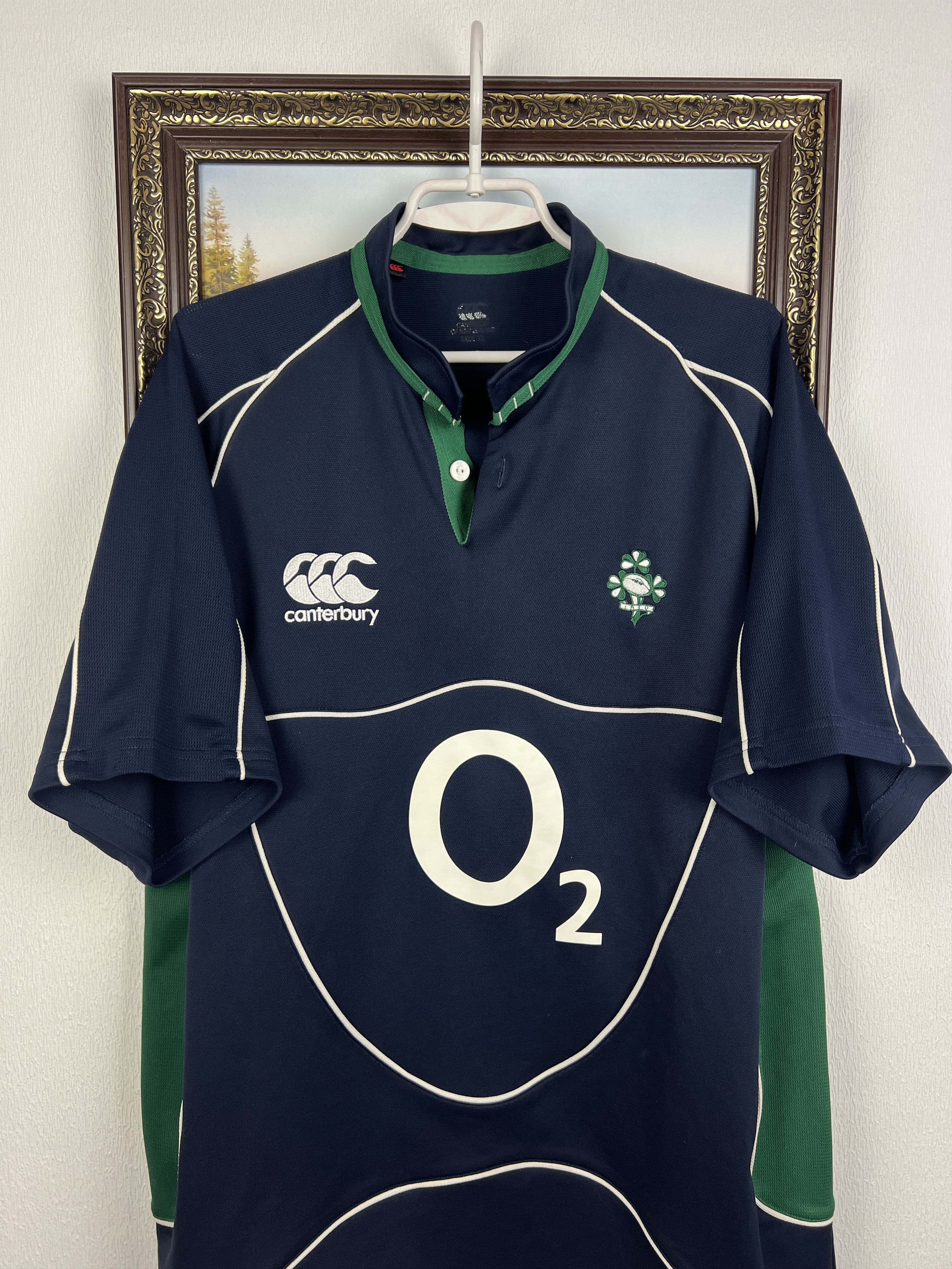 Vintage Canterbury Ireland Rugby Union Jersey Train Shirt Hype Size US XXL / EU 58 / 5 - 2 Thumbnail