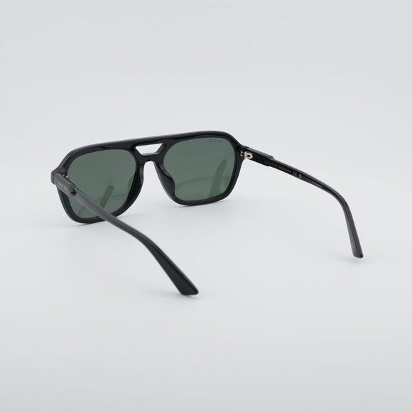 Gucci Gucci GG1823SA 001 Sunglasses Black Square Frame, Grey Size ONE SIZE - 4 Thumbnail