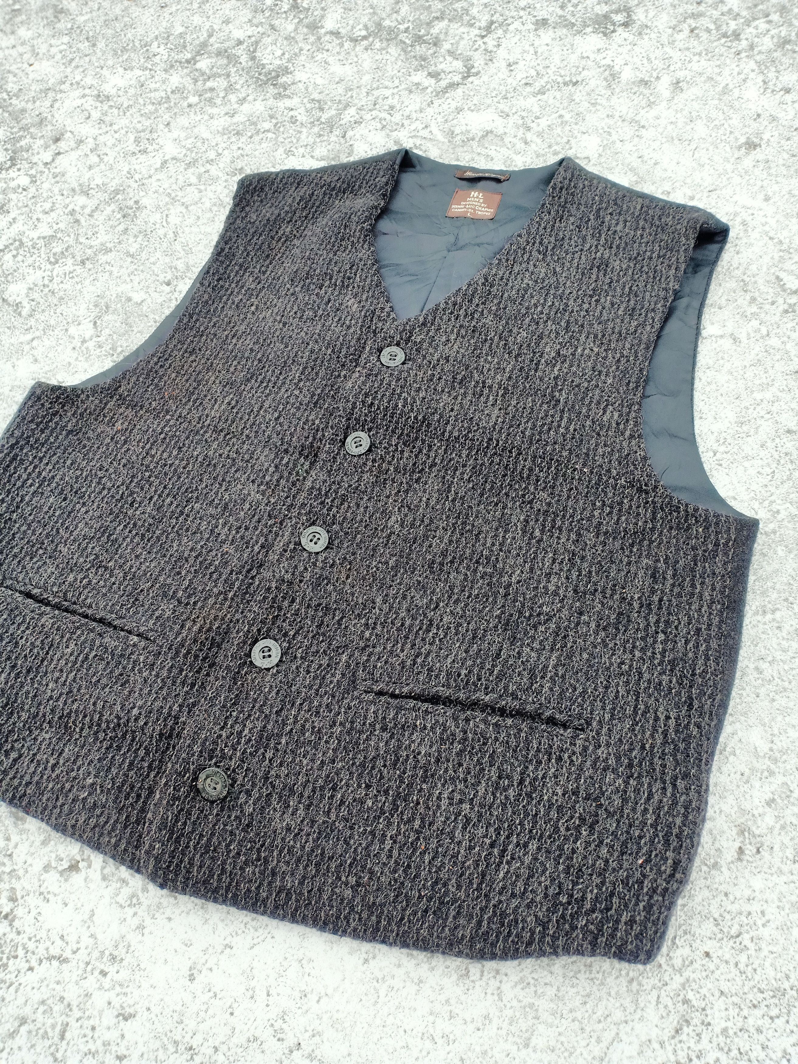 Vintage HENRI-LUC CHAPUIS vest Size 46R - 2 Thumbnail