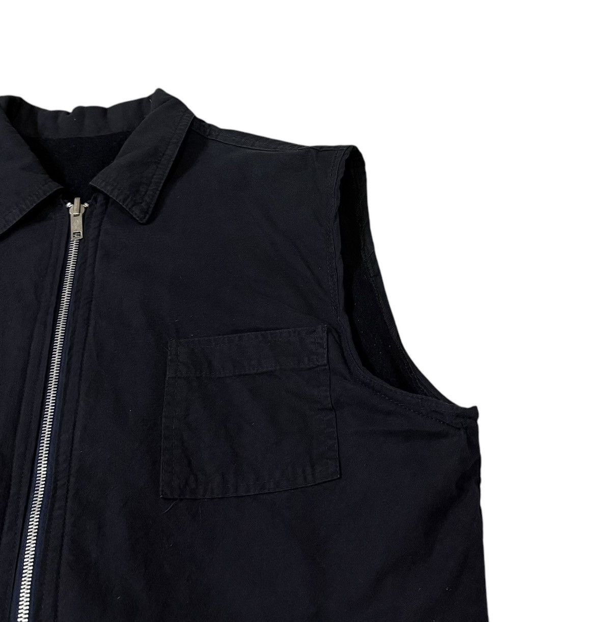 Marithe + Francois Girbaud Vintage 80’s Complements By MFG Reversible Wool Cotton Vest Size US S / EU 44-46 / 1 - 3 Thumbnail