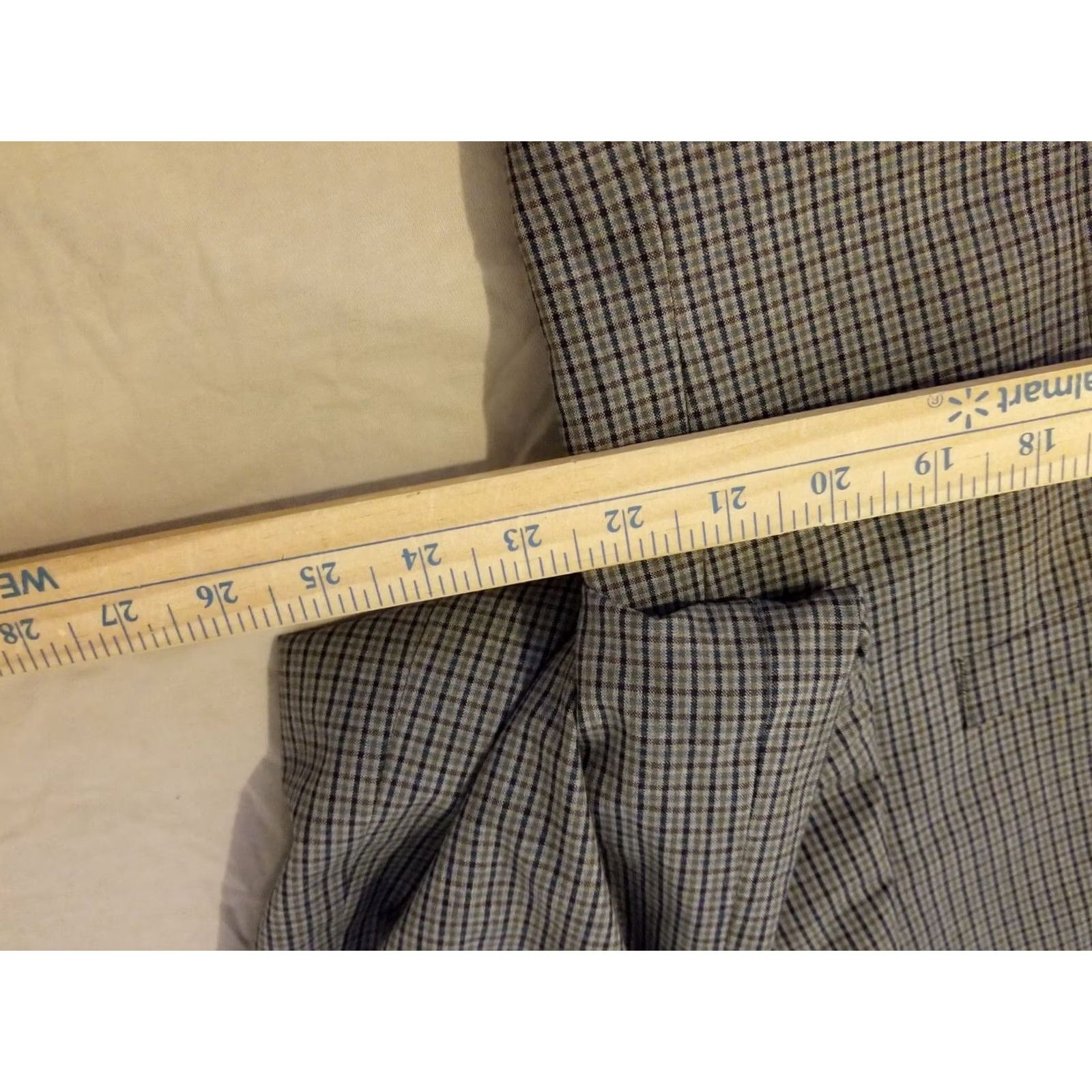 Michael Kors VINTAGE Michael Kors Jacket Blazer 46R Khaki Beige Mens 2 Piece Size 46R - 4 Thumbnail