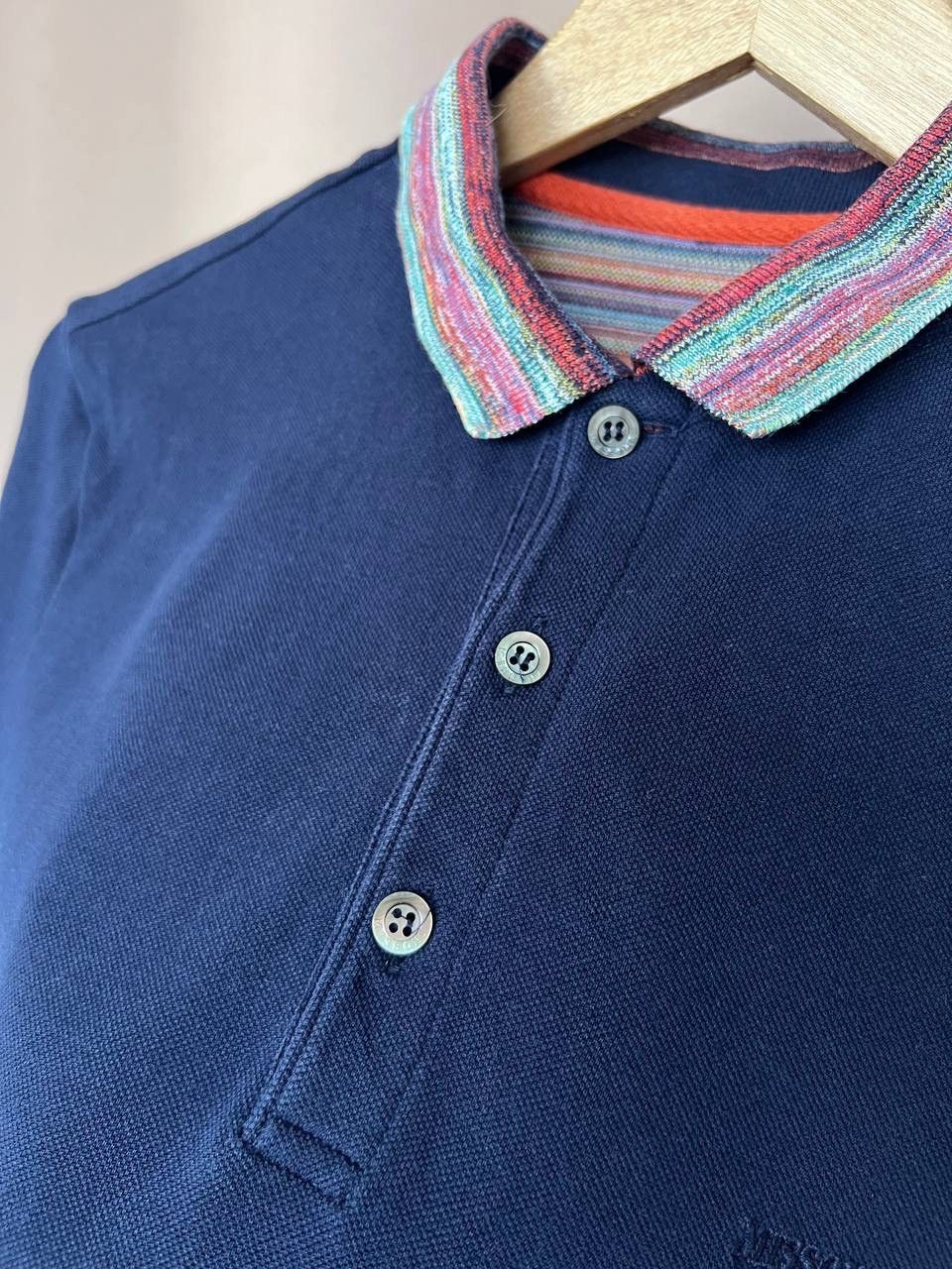 Missoni Missoni Slub Collar Polo Shirt Mens Size S Short Sleeve Size US S / EU 44-46 / 1 - 9 Thumbnail