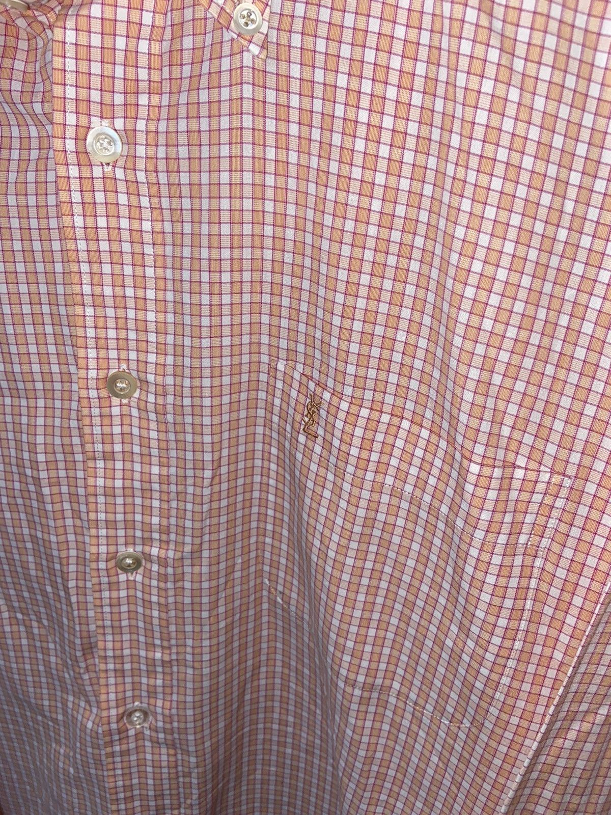 Vintage × Yves Saint Laurent YVES SAINT LAURENT VINTAGE STRIPPED 00s ADULT COTTON SHIRT Size US XL / EU 56 / 4 - 2 Thumbnail