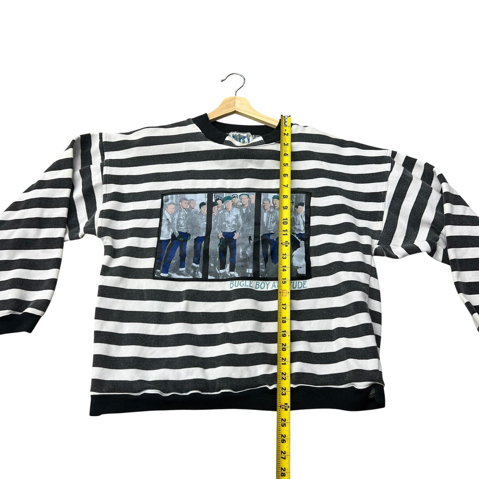 Bugle Boy Bugle Boy Attitude Striped Crewneck Size US L / EU 52-54 / 3 - 4 Thumbnail
