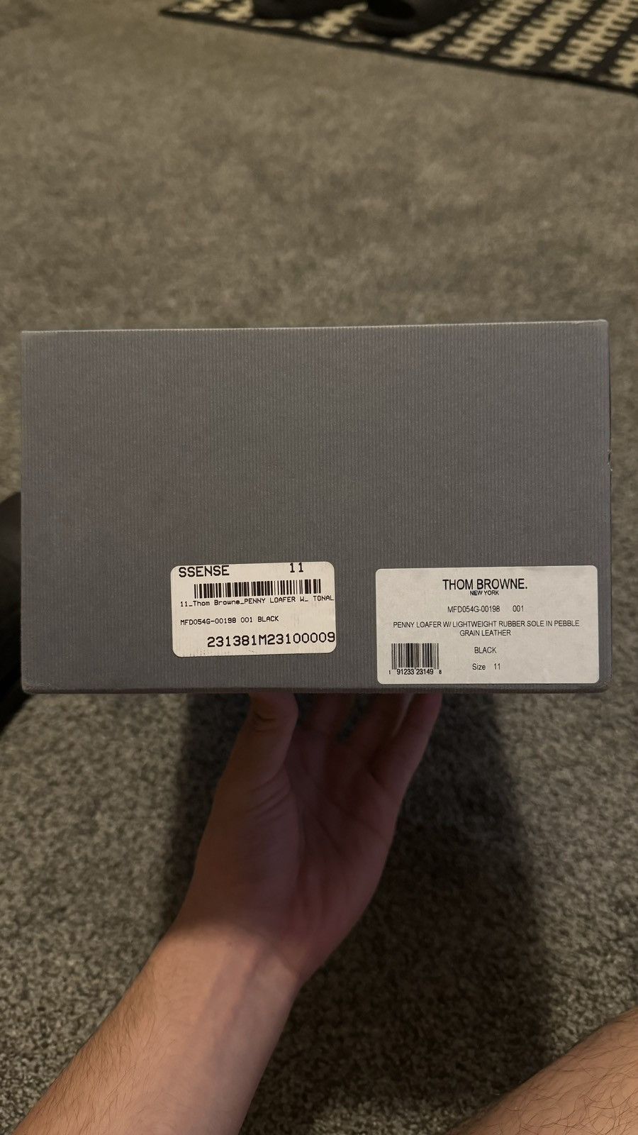 Thom Browne Exclusive Thom Browne Leather Penny Loafers Black Size US 10 / EU 43 - 3 Thumbnail