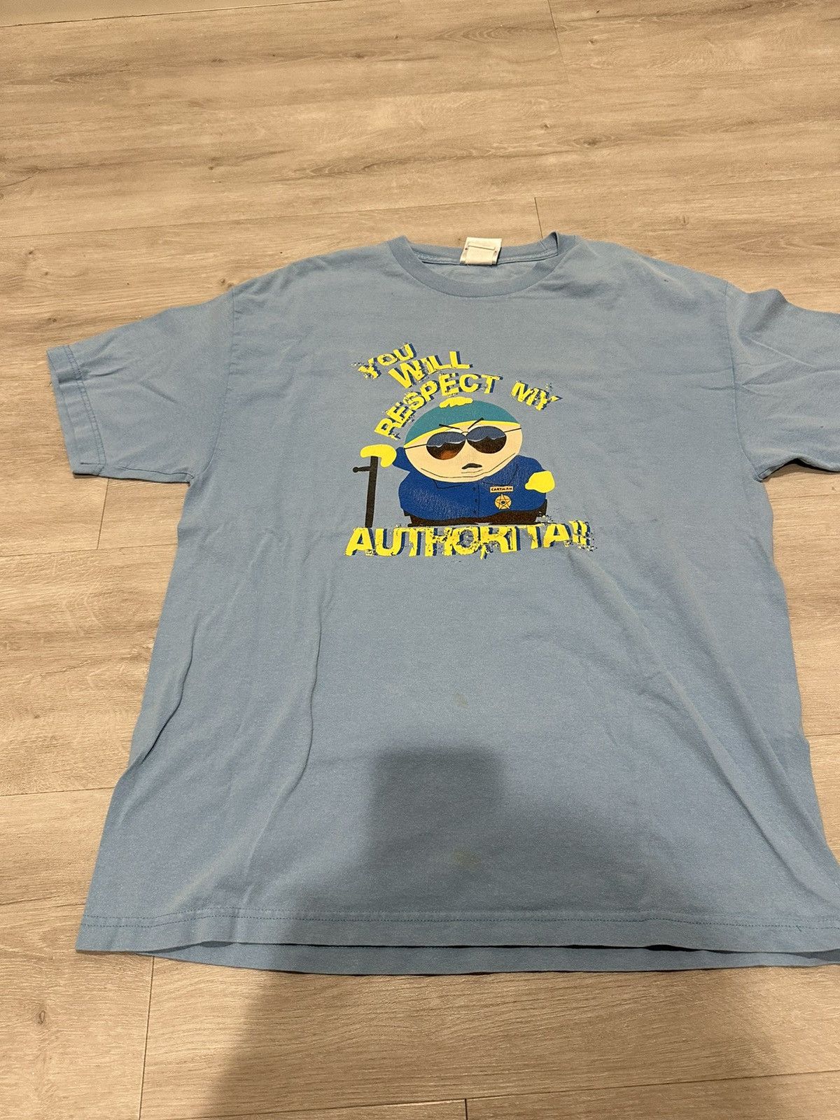 image of Vintage South Park Cartman Tee XL in Blue, Men's