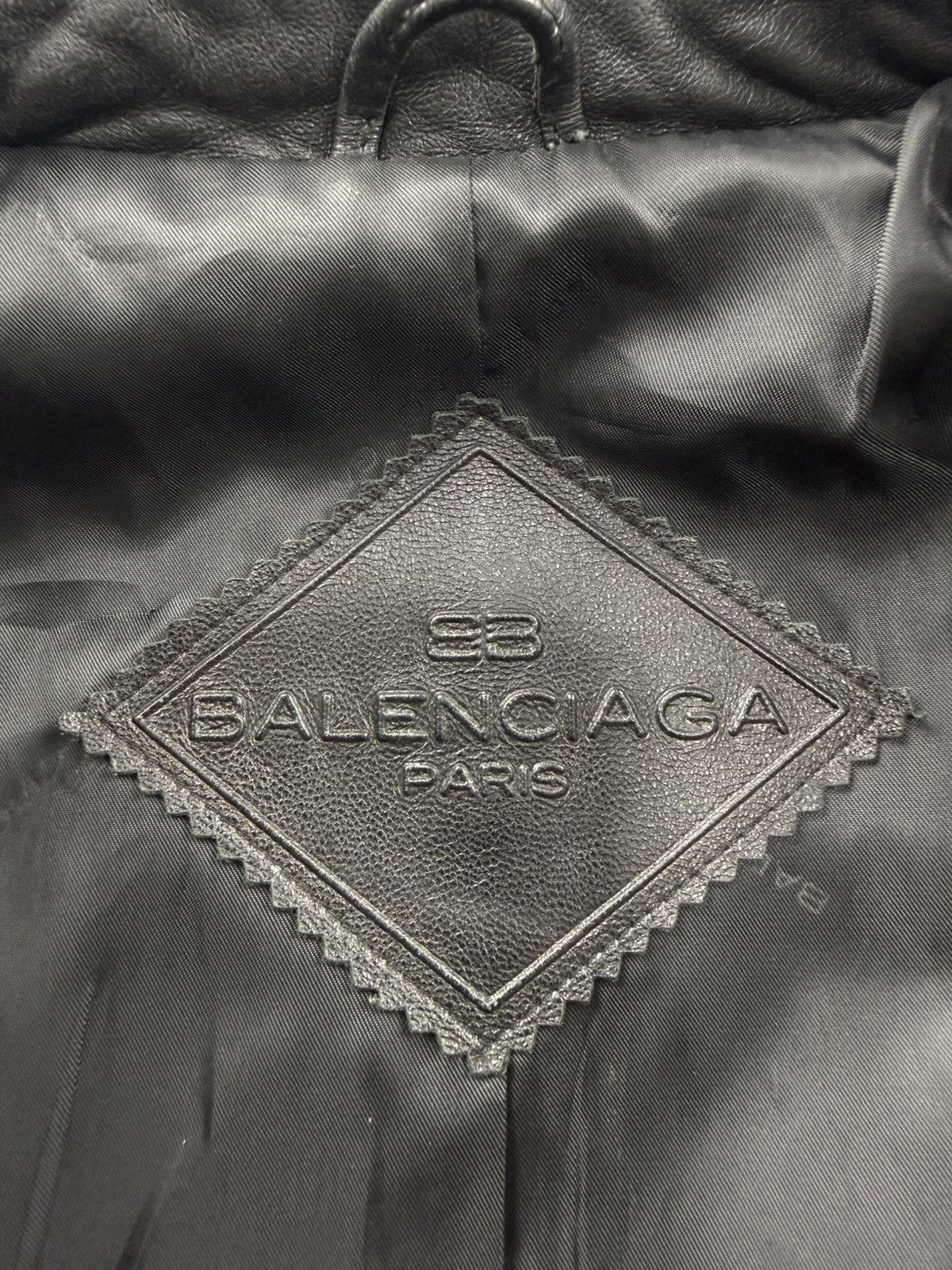 Balenciaga Vintage Balenciaga Zip Up Leather Jacket Size US M / EU 48-50 / 2 - 10 Thumbnail