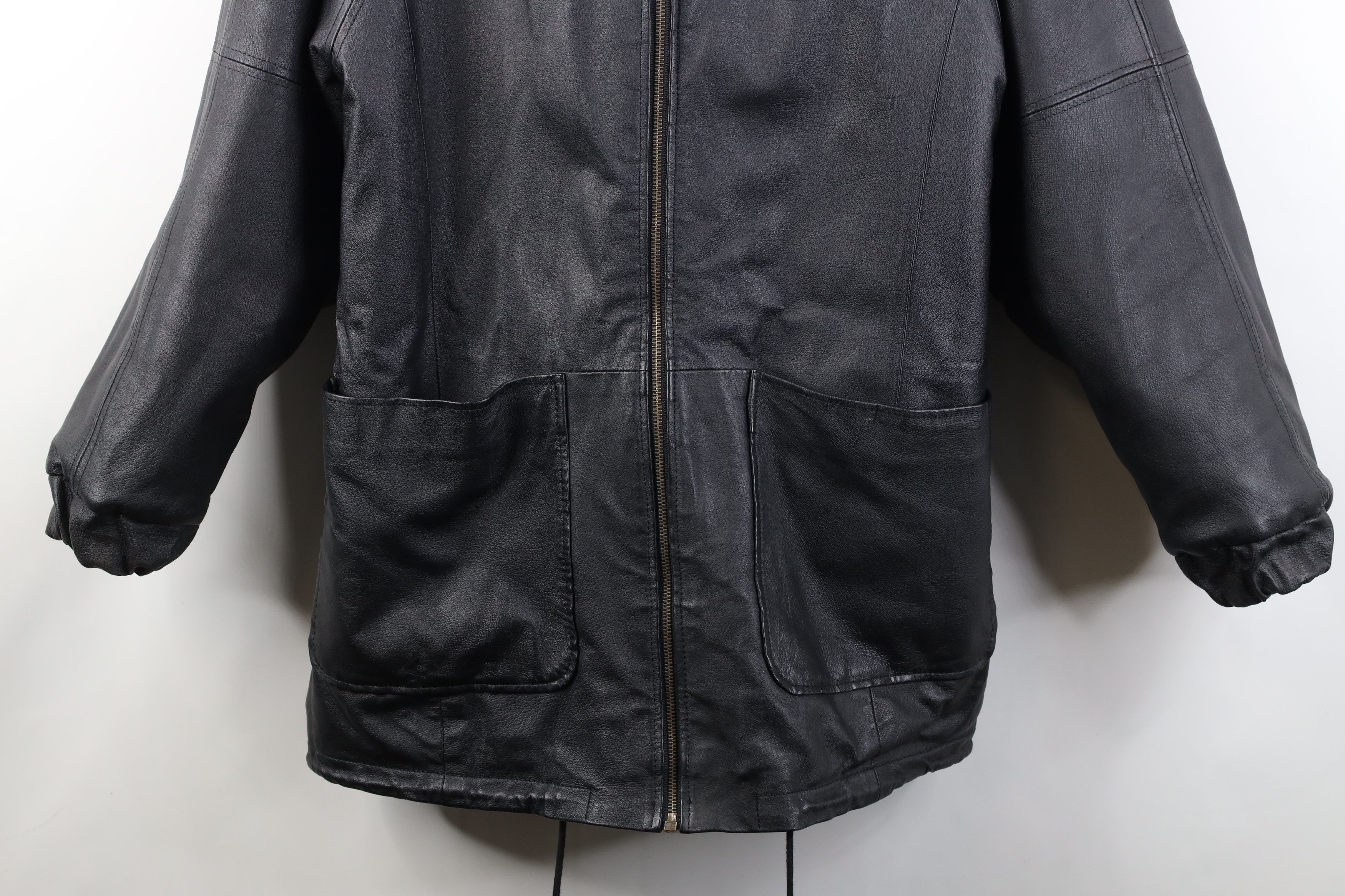 Vintage Vintage 90s Streetwear Reversible Faux Fur Leather Jacket Size M / US 6-8 / IT 42-44 - 13 Thumbnail