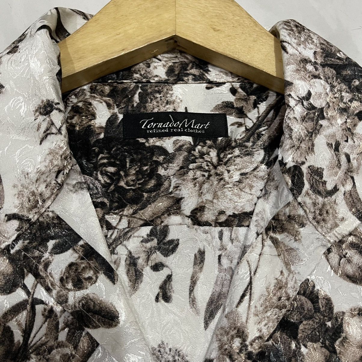 Tornado Mart Tornado mart silk flower button longshirt Size US M / EU 48-50 / 2 - 4 Thumbnail