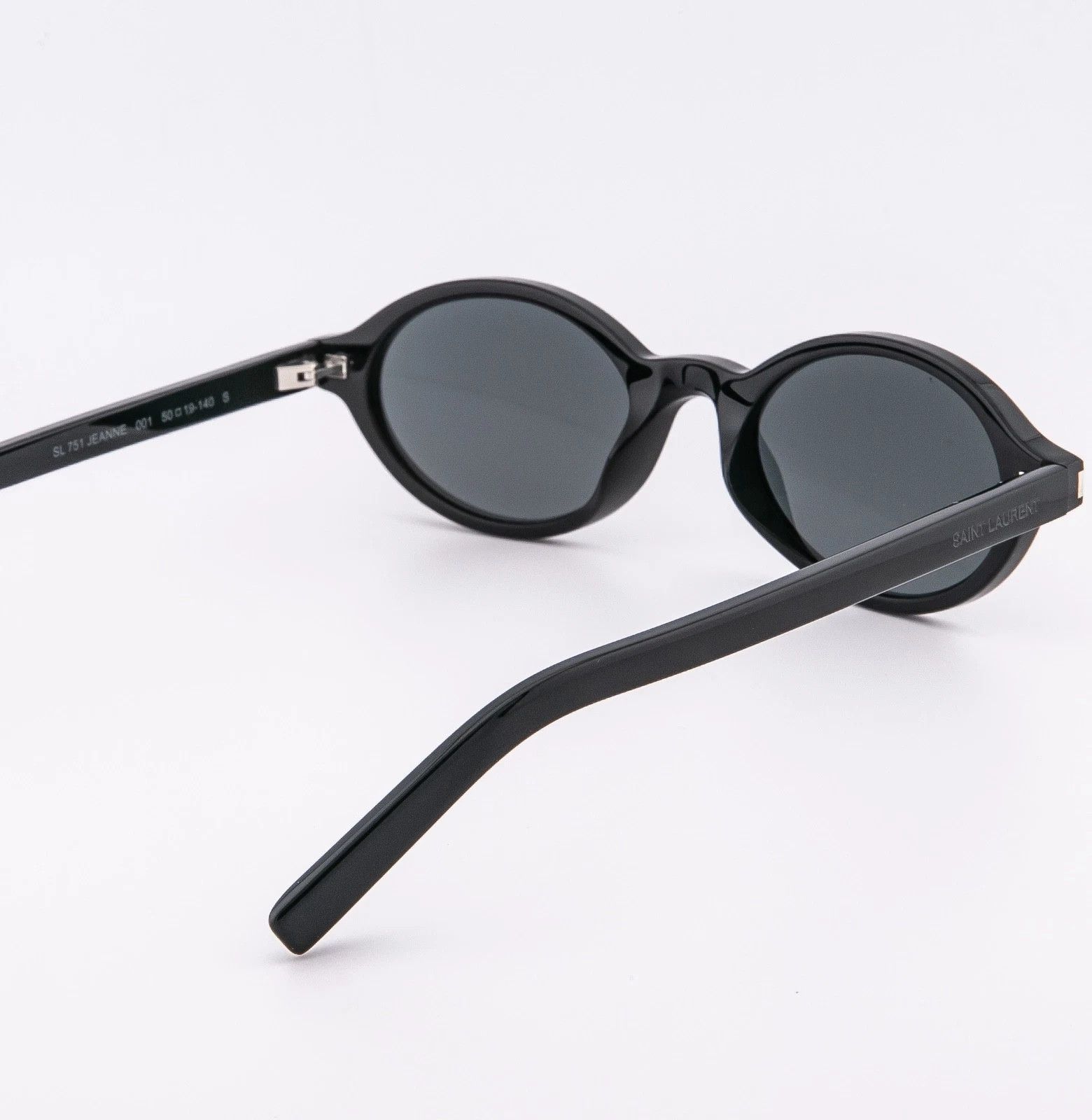 Saint Laurent Paris SAINT LAURENT JEANNE SL 751 SL751 Black Narrow Slim 001 Size ONE SIZE - 3 Thumbnail