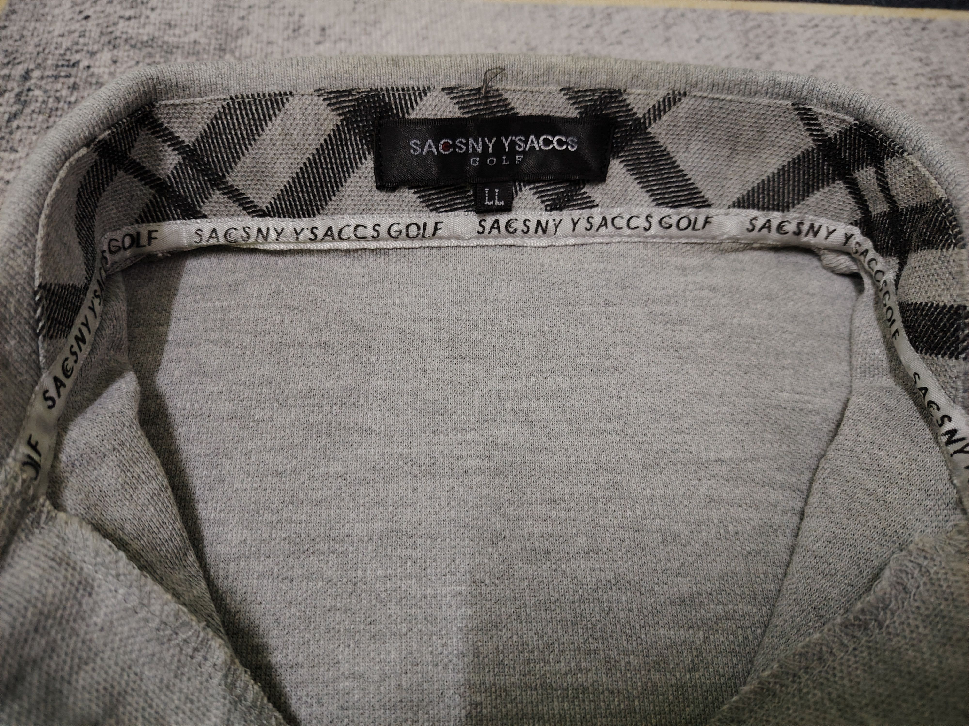 Yohji Yamamoto Yohji Yamamoto SACSNY Y’SACCS Golf T Shirt Polos Zip Up Size US L / EU 52-54 / 3 - 4 Thumbnail