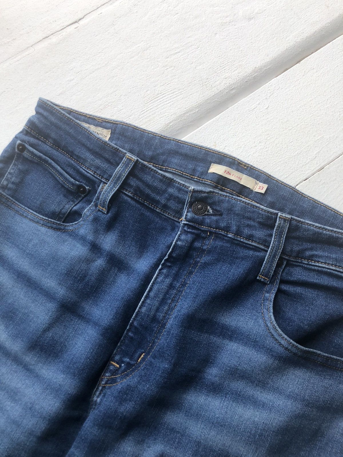 Levi's LEVI’S VINTAGE Y2K BELL BOTTOM JAPANESE STYLE DENIM JEANS Size 33" - 8 Thumbnail