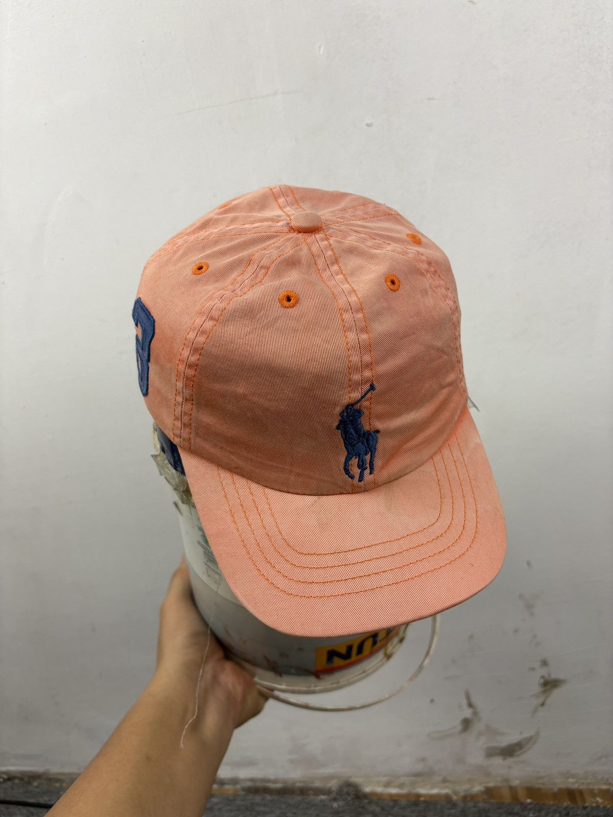 Ralph Lauren Vintage Polo Ralph Lauren Hat Baseball Cap Faded Orange Size ONE SIZE - 1 Thumbnail