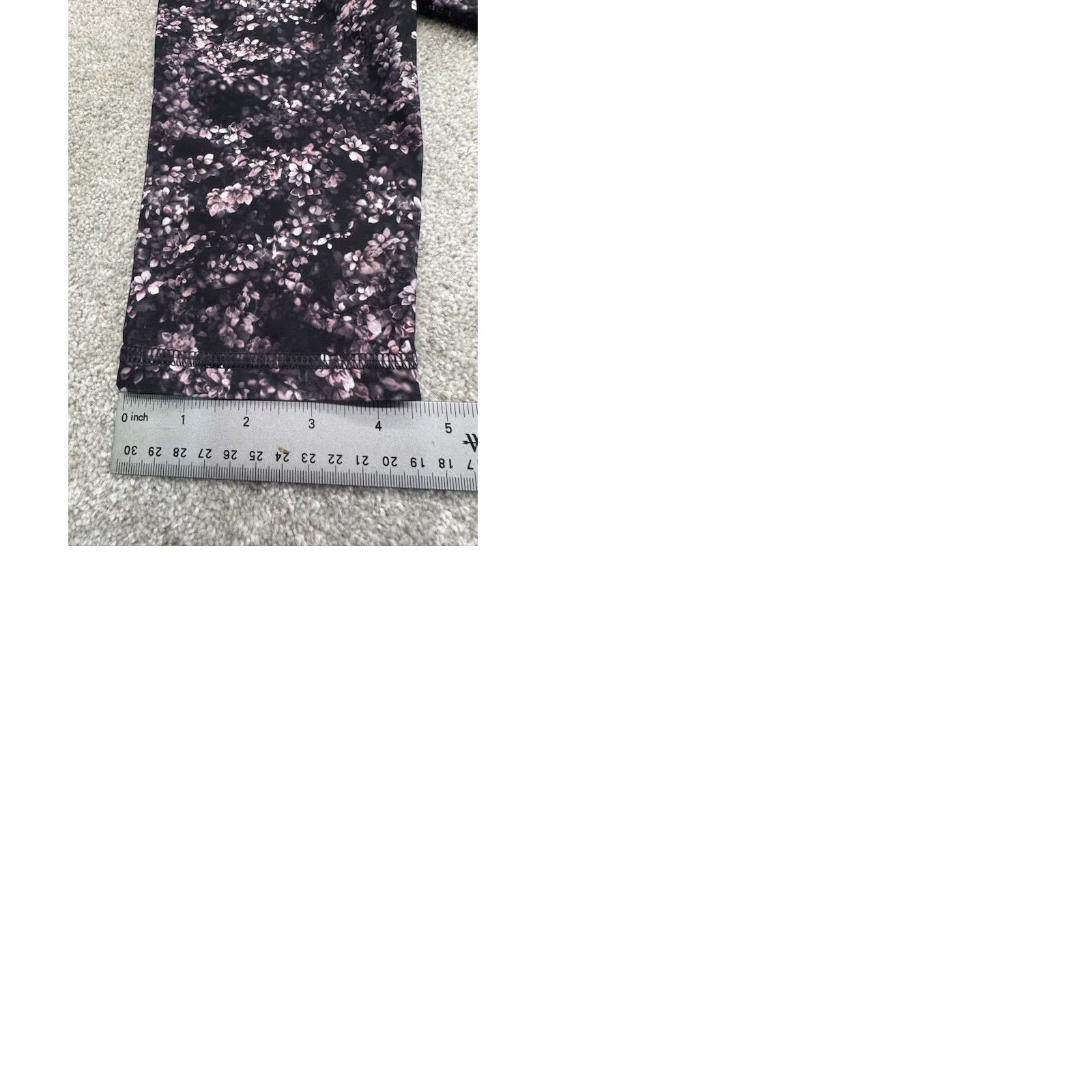 Vintage Calia by Carrie Underwood Leggings Women's Large Floral Pocket CALIA Leggings Black Floral 90s? 6277 Size 36" / US 14 / IT 50 - 9 Thumbnail