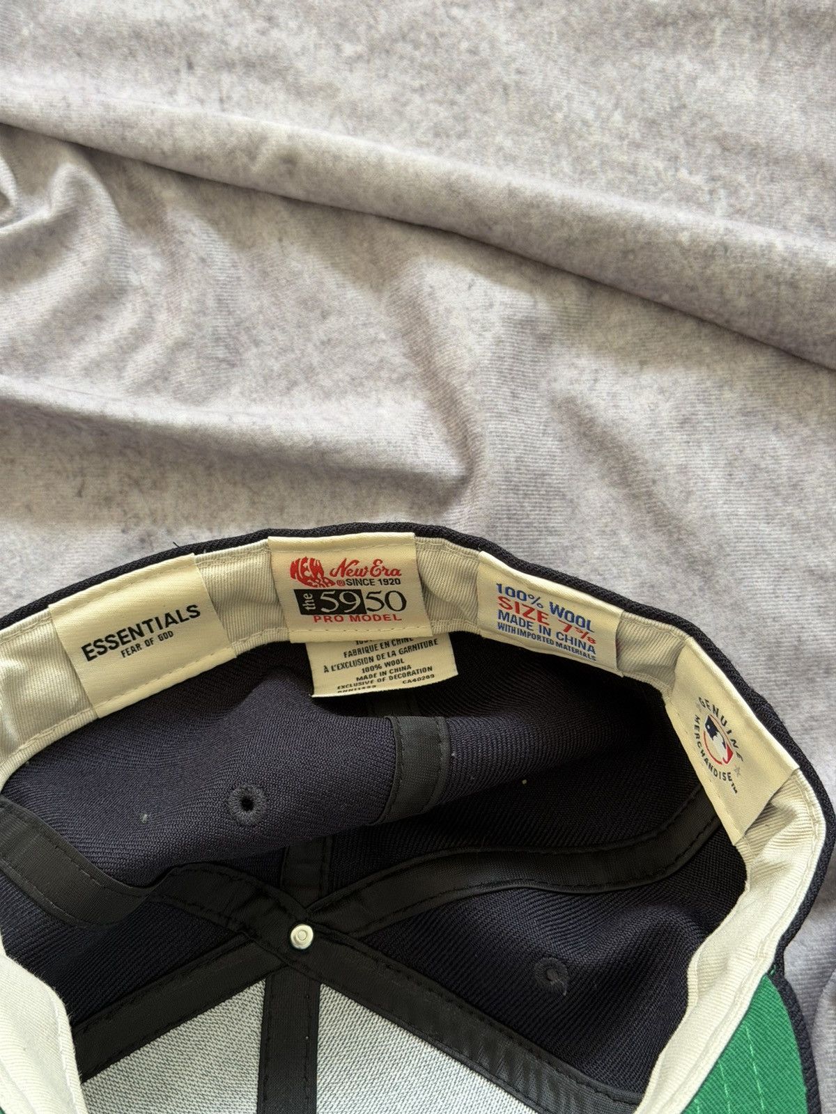 Essentials × New Era New Era Fear of God Essentials Size 7-5/8 Fitted Cap 59FIFTY Size ONE SIZE - 7 Thumbnail