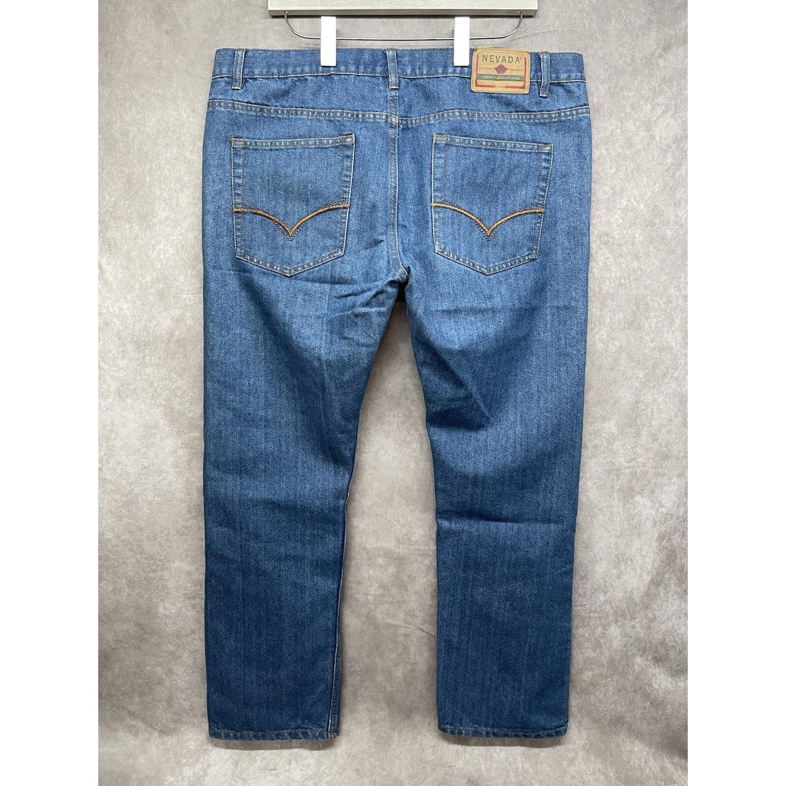 Other VTG Nevada Superior Quality Jeans Straight Fit Denim Blue Je Size US 40 / EU 56 - 7 Thumbnail