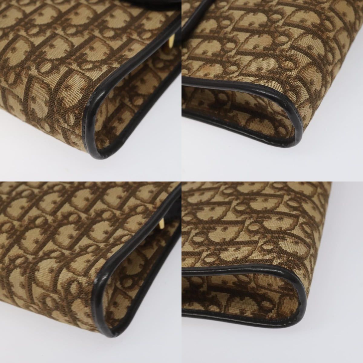 Dior DIOR Trotter Canvas Shoulder Bag Brown Size ONE SIZE - 10 Thumbnail