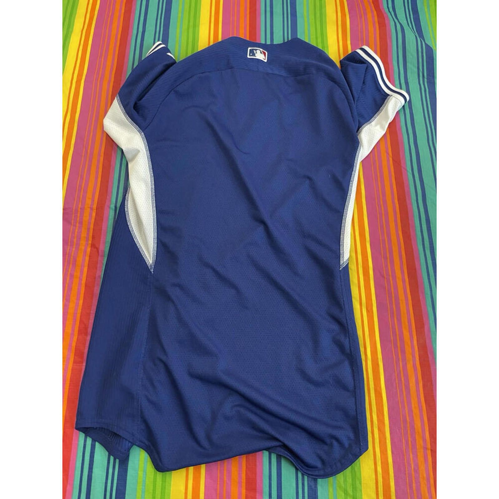 Other Vintage Los Angeles Dodgers Cool Base Jersey Blue Blank H48 Size ONE SIZE - 5 Thumbnail
