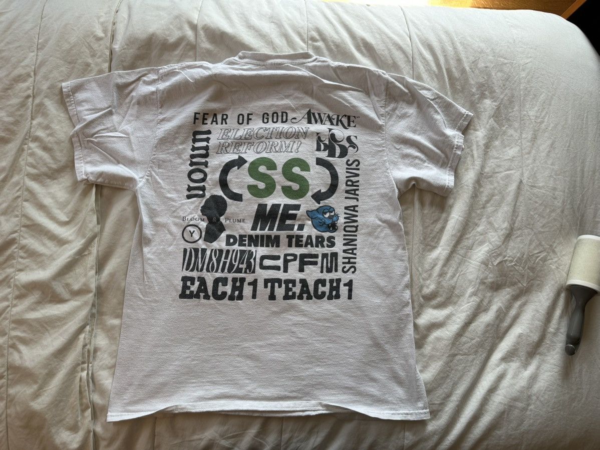 Cactus Plant Flea Market × DENIM TEARS × Fear of God *RARE* CPFM X Social Studies Tee Size US L / EU 52-54 / 3 - 4 Thumbnail