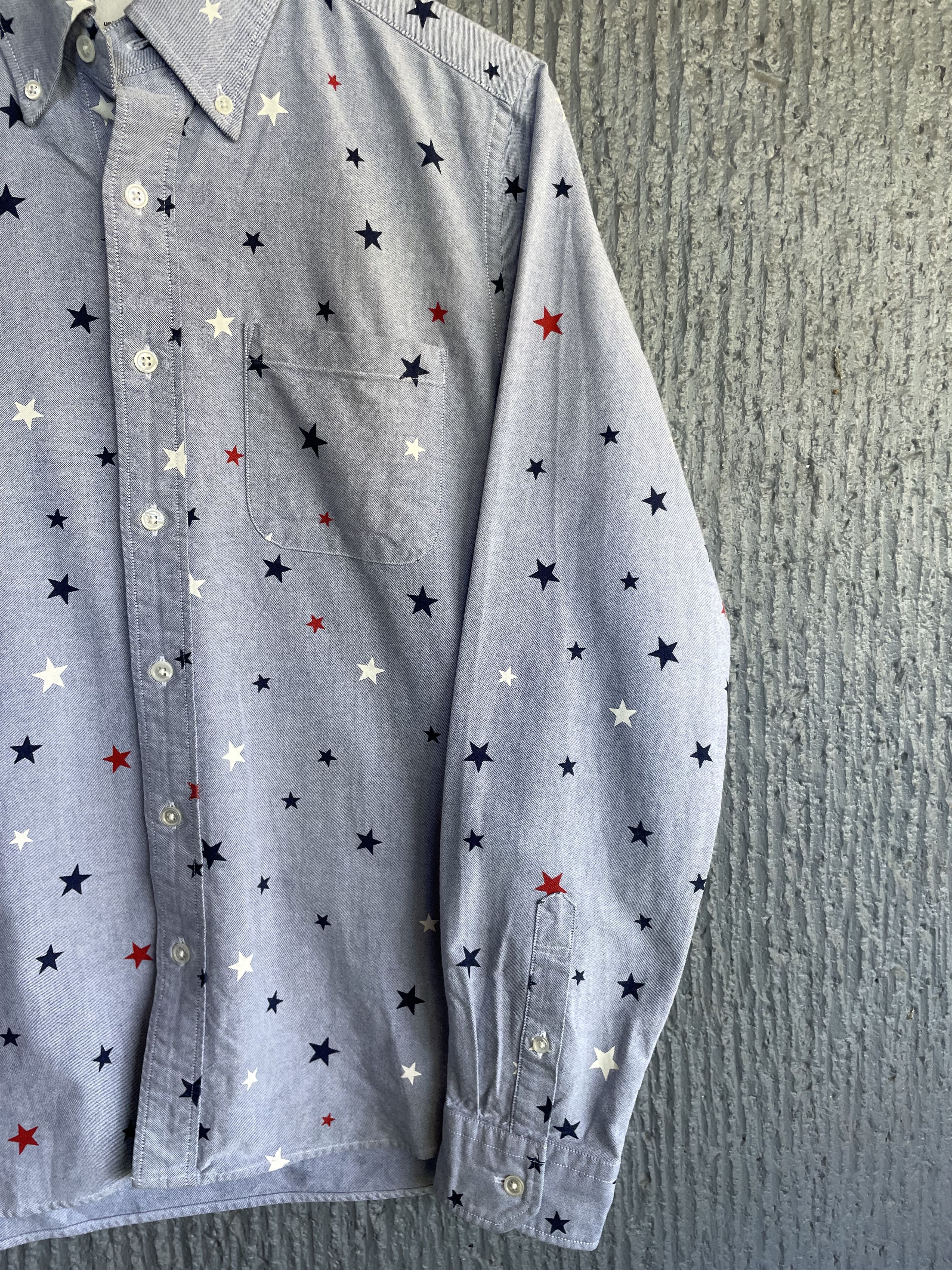 uniform experiment UE x Fragment Design Monogram Button Up LS Size US M / EU 48-50 / 2 - 3 Thumbnail