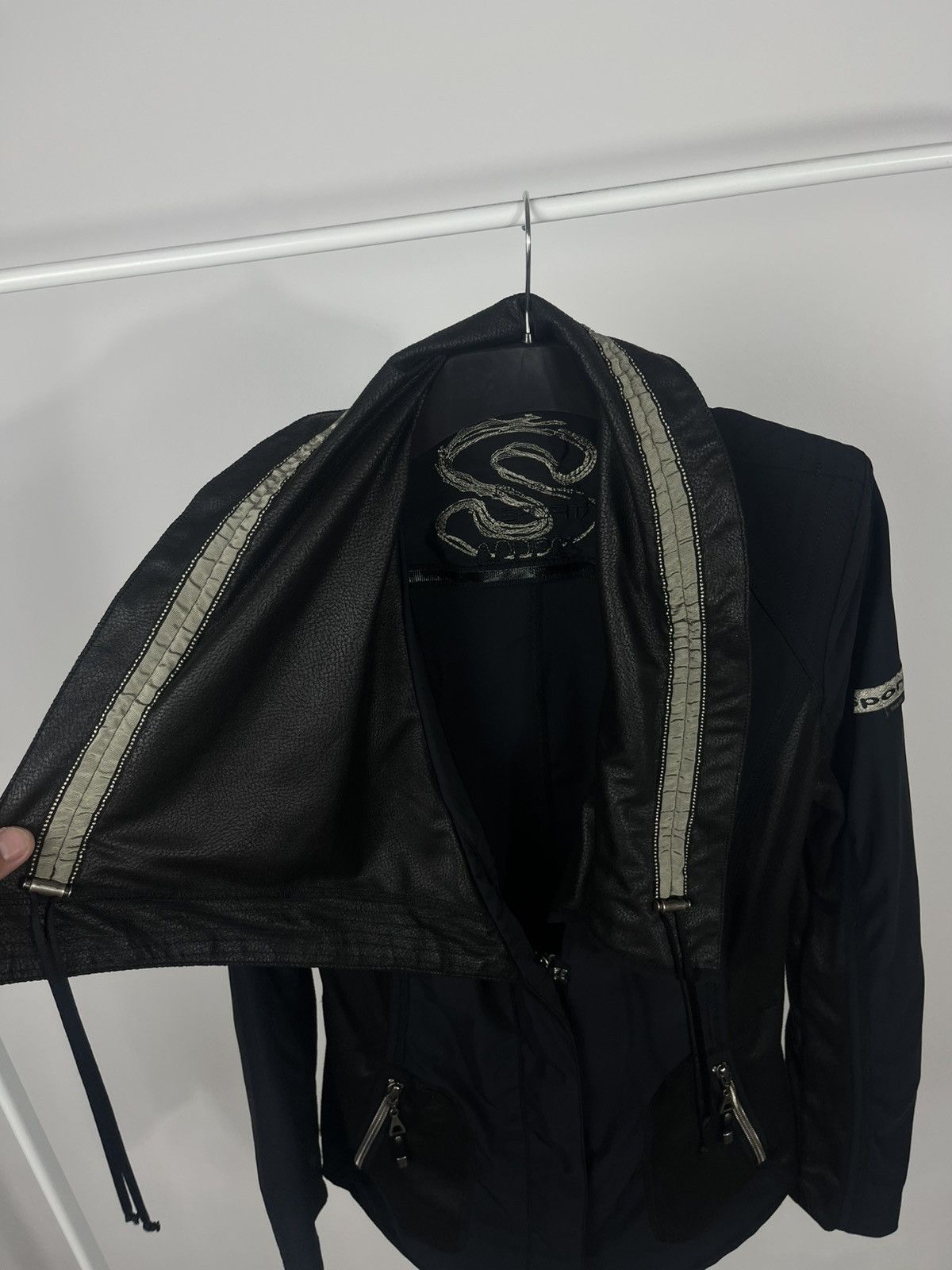 Sportalm Kitzbuhel Sportalm Black Jacket With Faux Leather Inserts Size 38 Size M / US 6-8 / IT 42-44 - 3 Thumbnail
