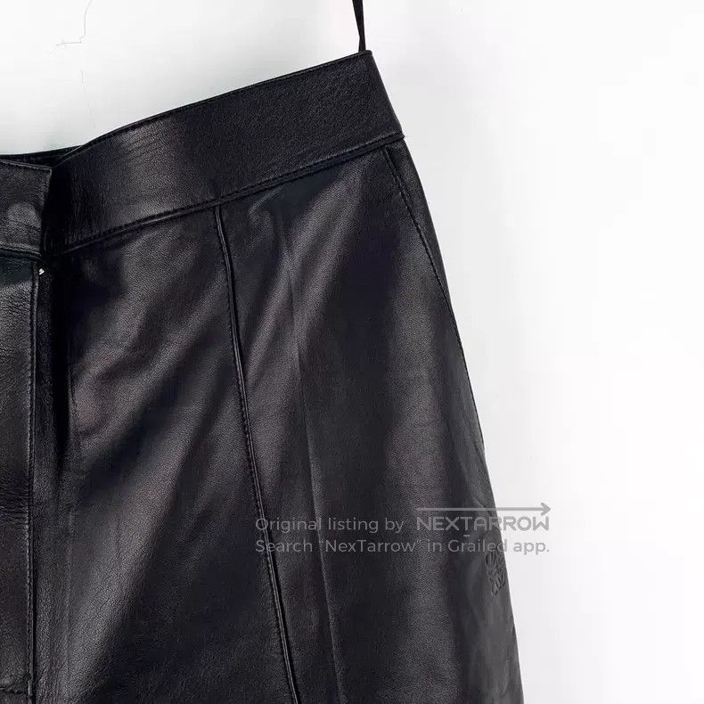 Loewe Loewe Black Casual Leather Long Pants Size 25" / US 0 / IT 36 - 3 Thumbnail