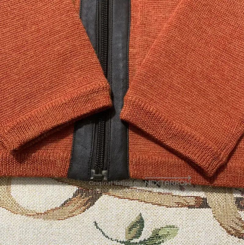 Burberry Burberry Orange Wool Women's Cardigan. Size M / US 6-8 / IT 42-44 - 5 Thumbnail