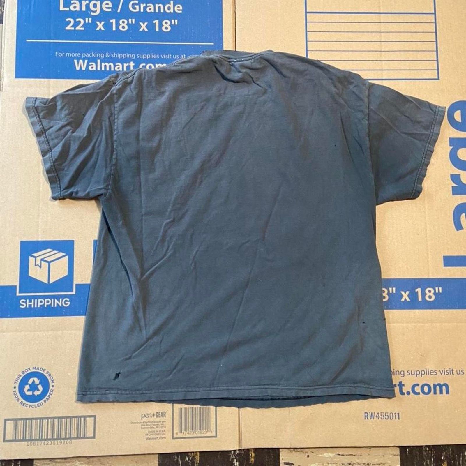 Vintage Y2k scary smoking clown tee shirt xl Size US XL / EU 56 / 4 - 4 Thumbnail