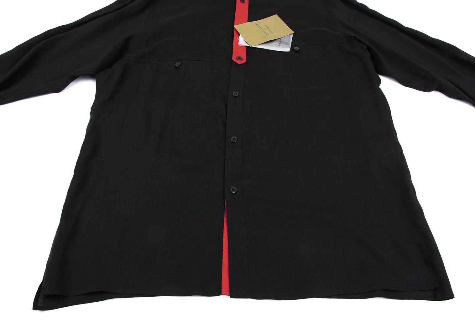 Yohji Yamamoto Yohji Yamamoto Bi-Color Collar Shirt Size US XL / EU 56 / 4 - 10 Thumbnail