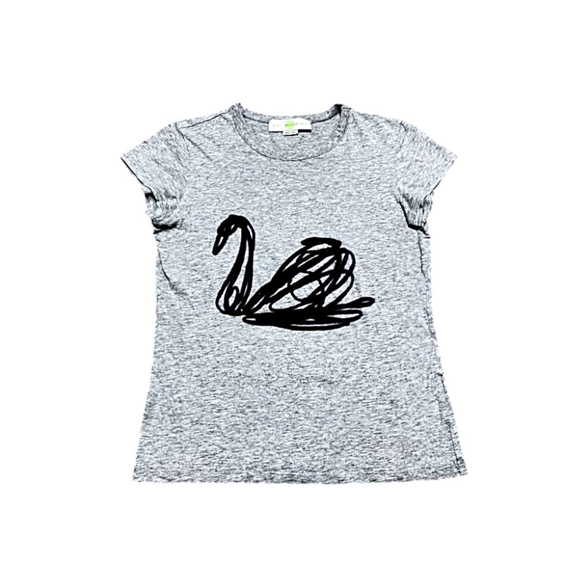 Stella McCartney Women's Stella McCartney Embroidery Swan Cotton T-shirt Size ONE SIZE - 1 Thumbnail