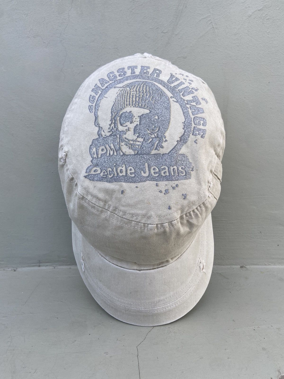 If Six Was Nine 2000s perangi GGNAG vintage skull patrol hat Size ONE SIZE - 1 Thumbnail