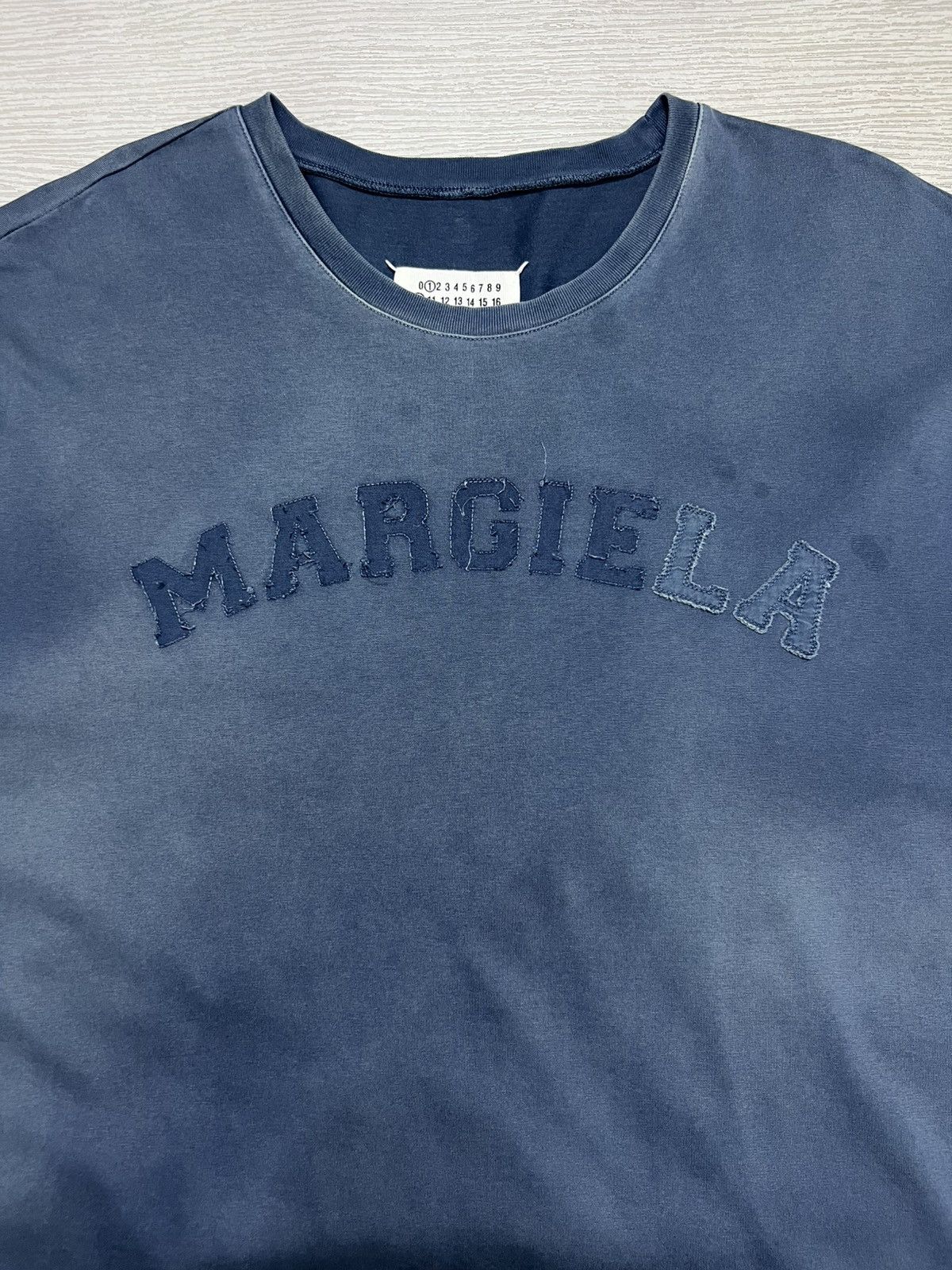 Maison Margiela Maison Margiela - Oversized Overdye Logo T-Shirt Size US S / EU 44-46 / 1 - 7 Thumbnail