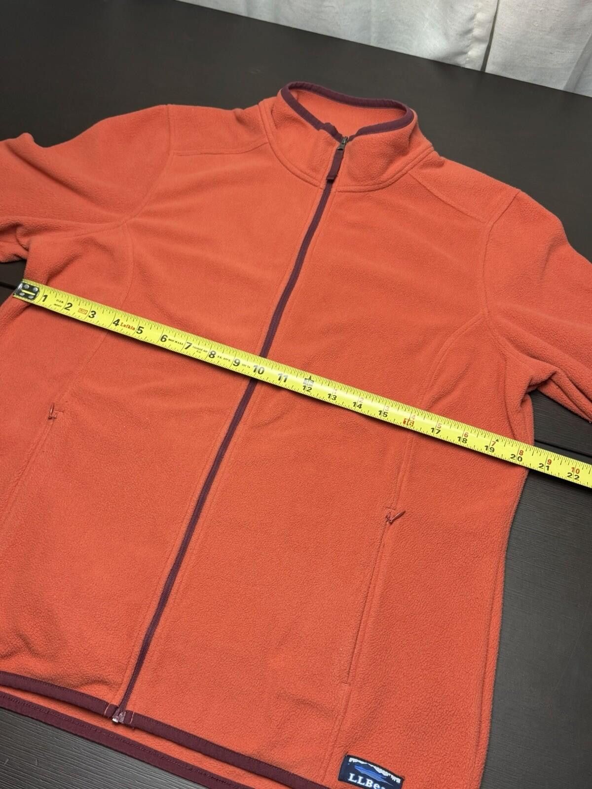 L.L. Bean LL Bean Sweatshirt Womens L Orange Pullover Full Zip Long Size L / US 10 / IT 46 - 4 Thumbnail