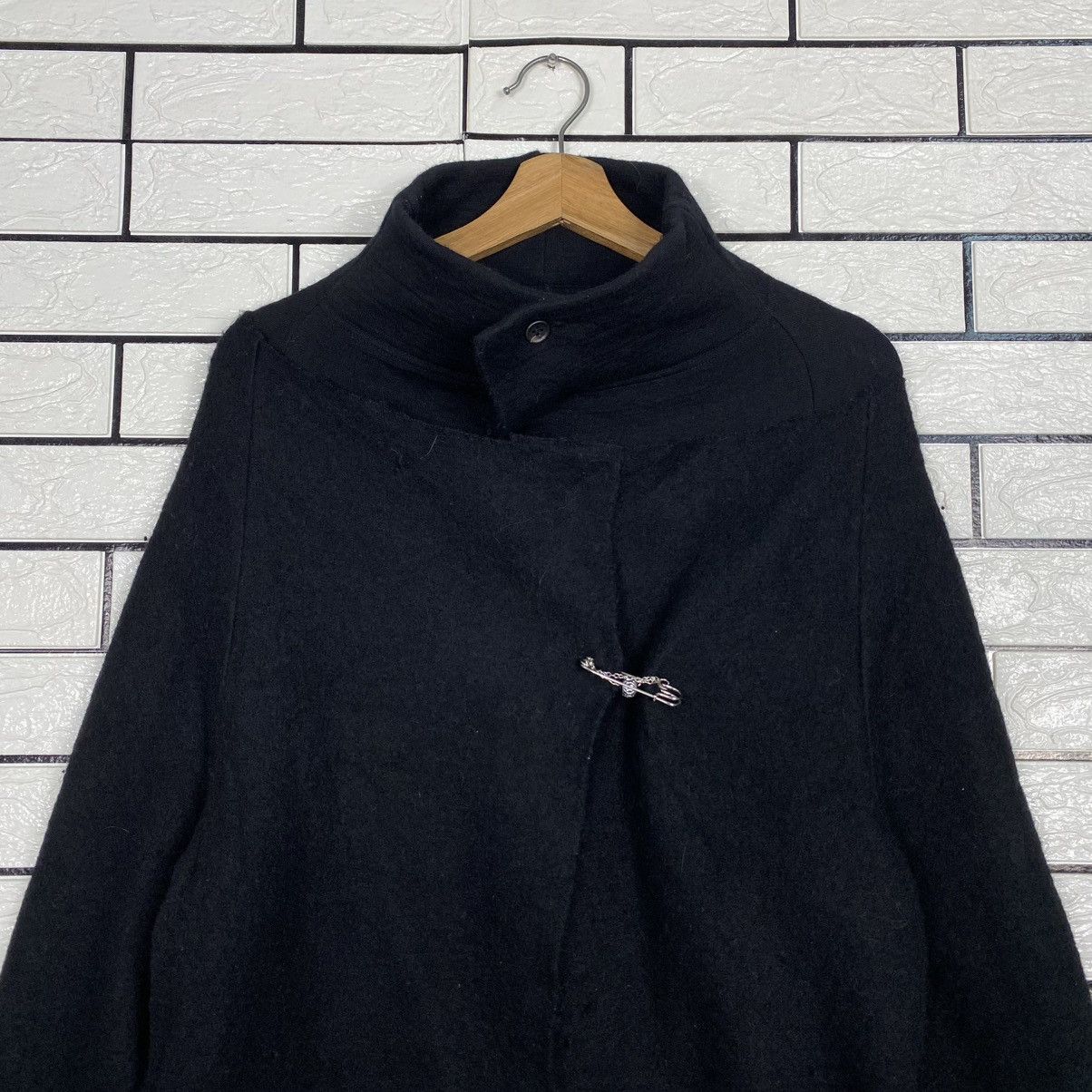 Yohji Yamamoto 🔥RUNWAY AVANT GARDE Y’S YOHJI YAMAMOTO DOUBLE LAYER JACKET Size M / US 6-8 / IT 42-44 - 6 Thumbnail