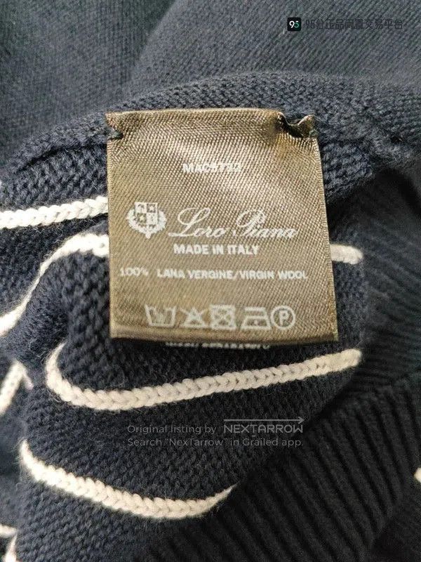 Loro Piana Loro Piana Gift Of King Wool Knit Color Block Cardigan. Size US M / EU 48-50 / 2 - 1 Thumbnail