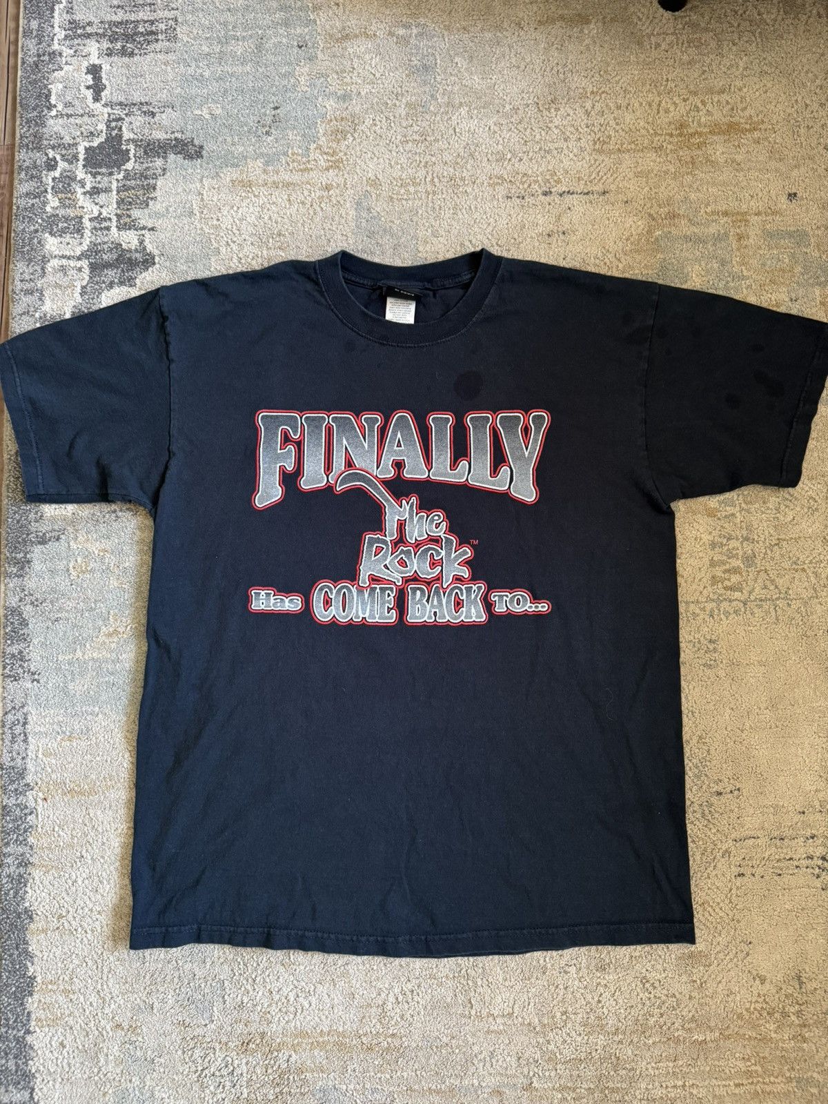 WWF 1999 Dwayne Johnson (The Rock) tee Size US XL / EU 56 / 4 - 1 Thumbnail