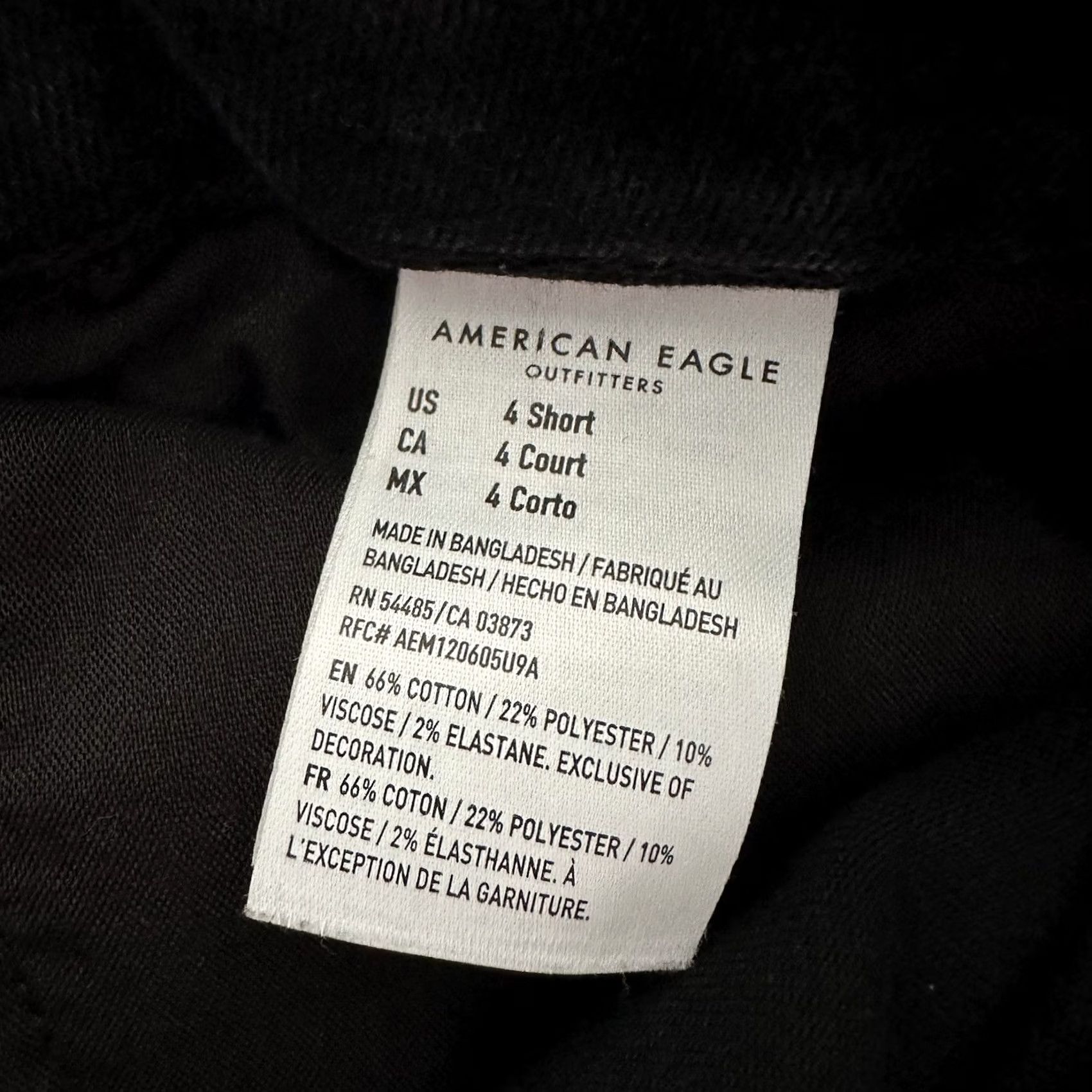 American Eagle Outfitters American Eagle Outfitters Jegging Black High Rise Distressed 4 26x26 Womens Jeans Size 26" / US 2 / IT 38 - 6 Thumbnail