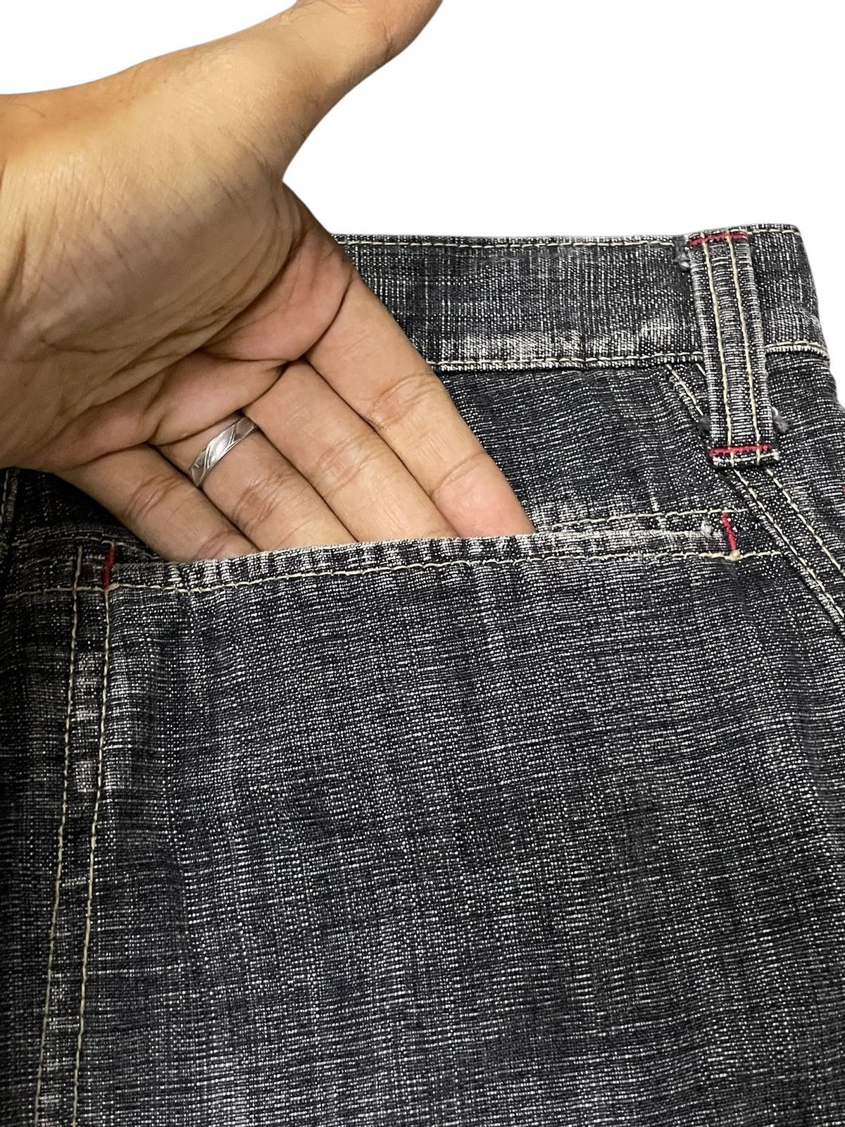 Eternal × Japanese Brand × Le Grande Bleu (L.G.B.) Eternal Bitchu Kurashiki Paneling Stone Wash Denim Jeans Size US 29 - 21 Thumbnail