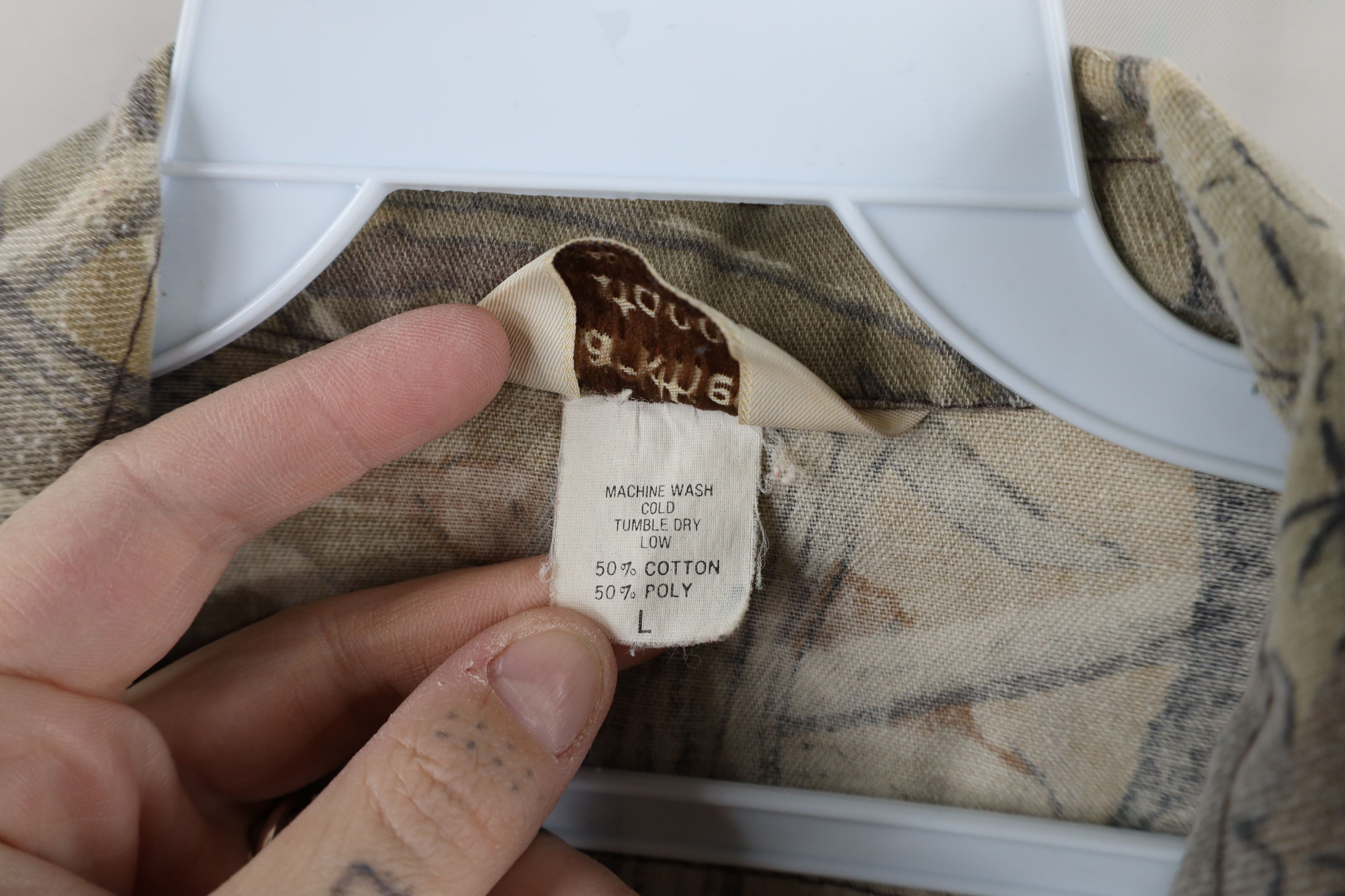Vintage Vintage 90s Streetwear Camouflage Flannel Button Shirt USA Size US L / EU 52-54 / 3 - 7 Thumbnail